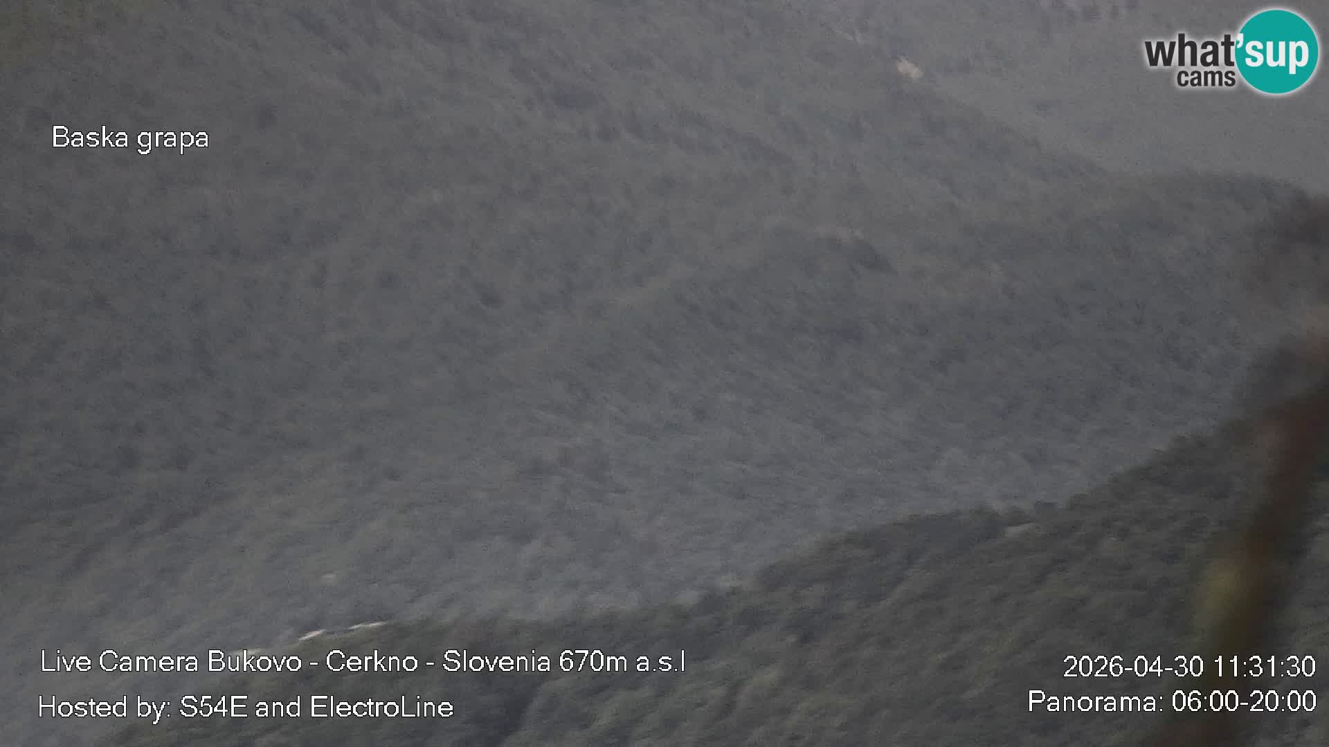 Kamera Bukovo – Baška grapa | Cerkno