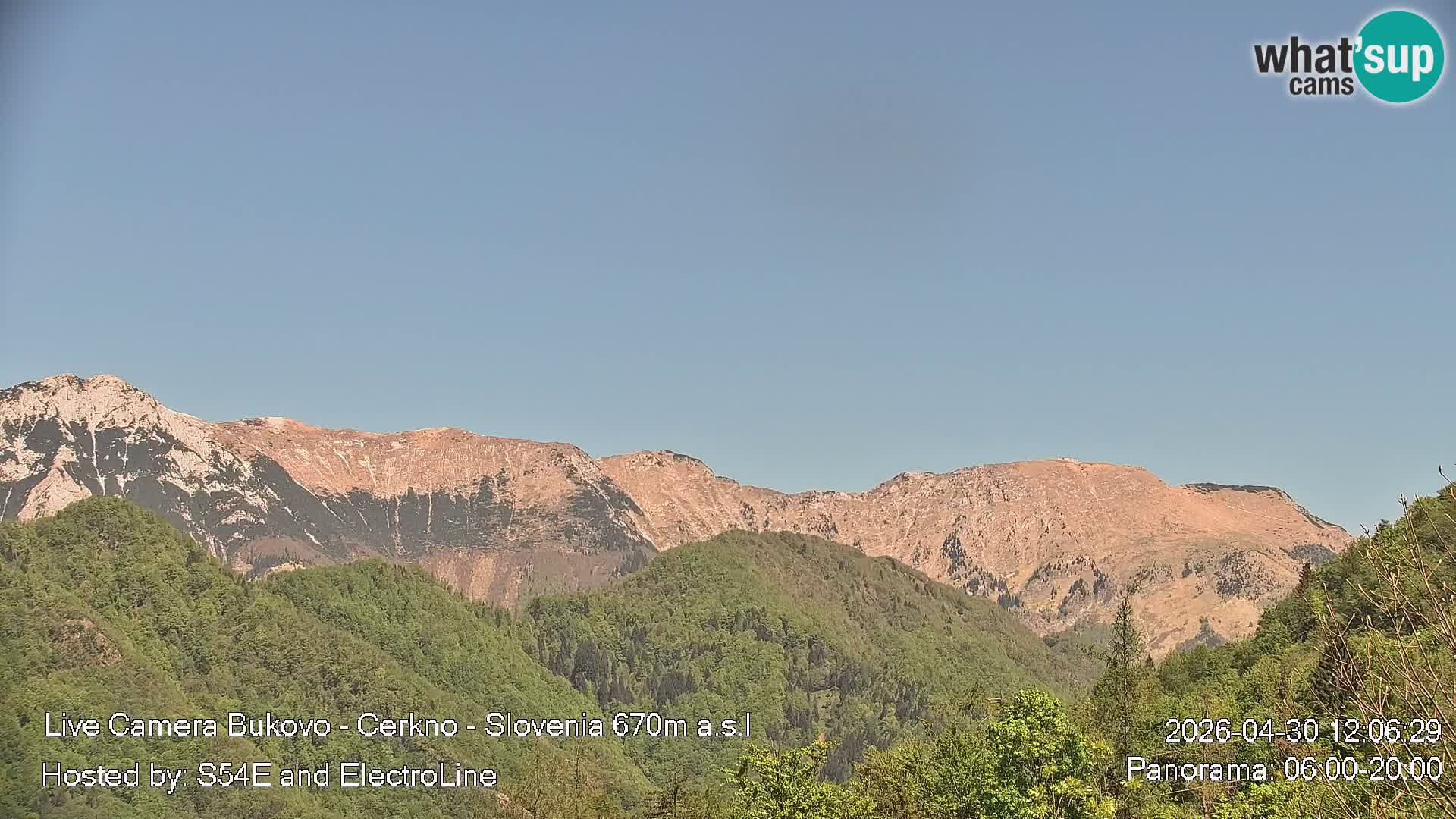 Webcam Bukovo – Baška grapa | Cerkno | Slovenia