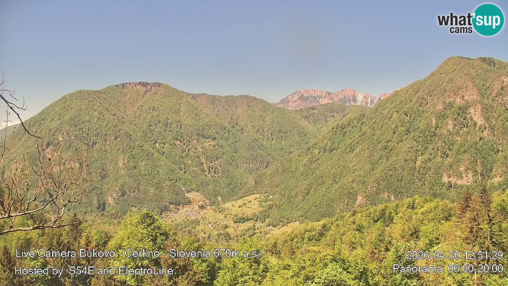 Bukovo Webcam – Baška grapa | Cerkno | Slowenien