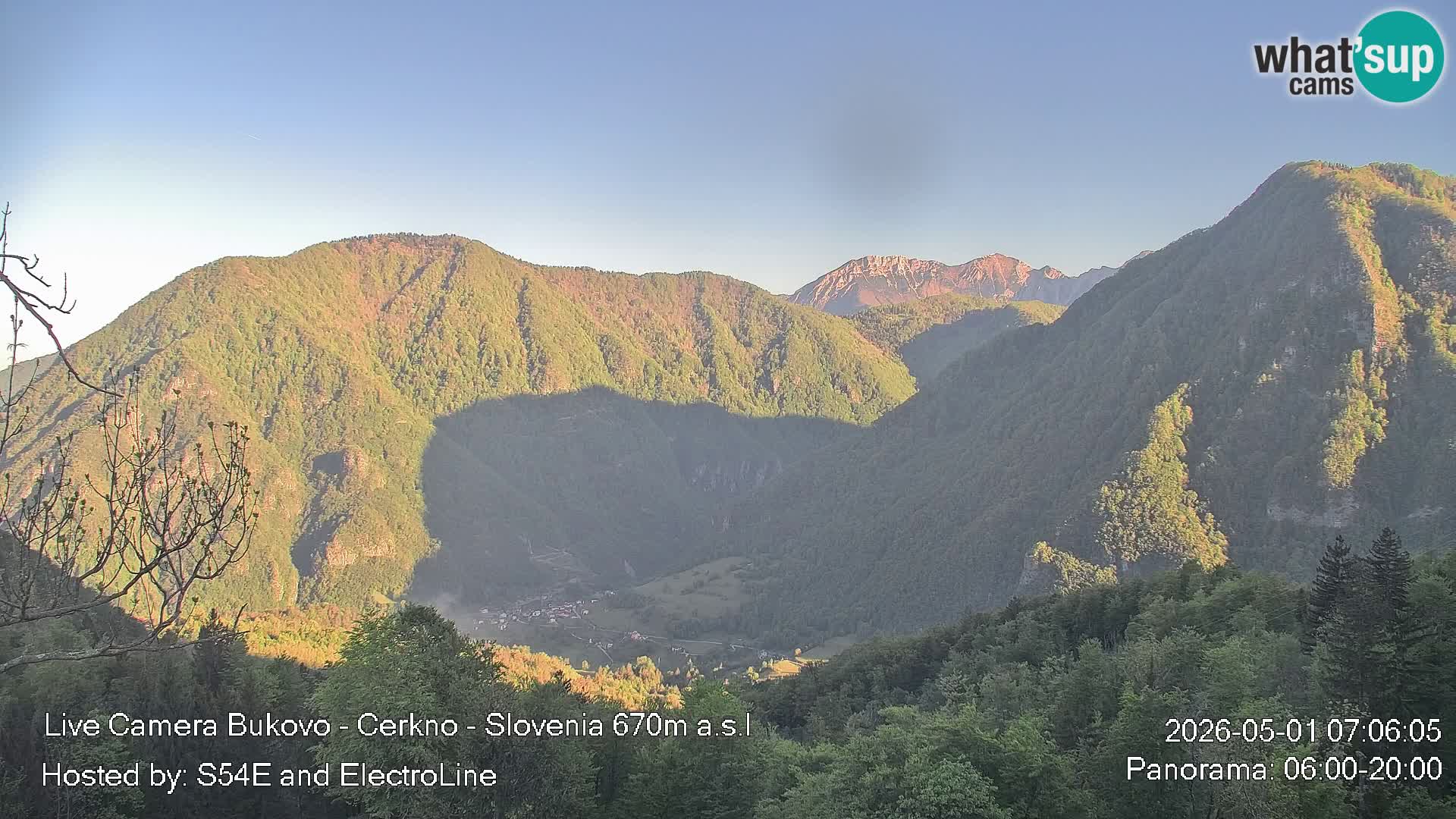 Webcam Bukovo – Baška grapa | Cerkno | Slovénie