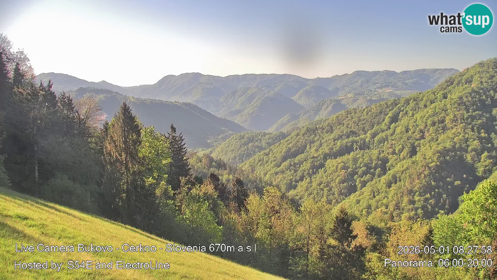 Web kamera Bukovo – Baška grapa | Cerkno | Slovenija