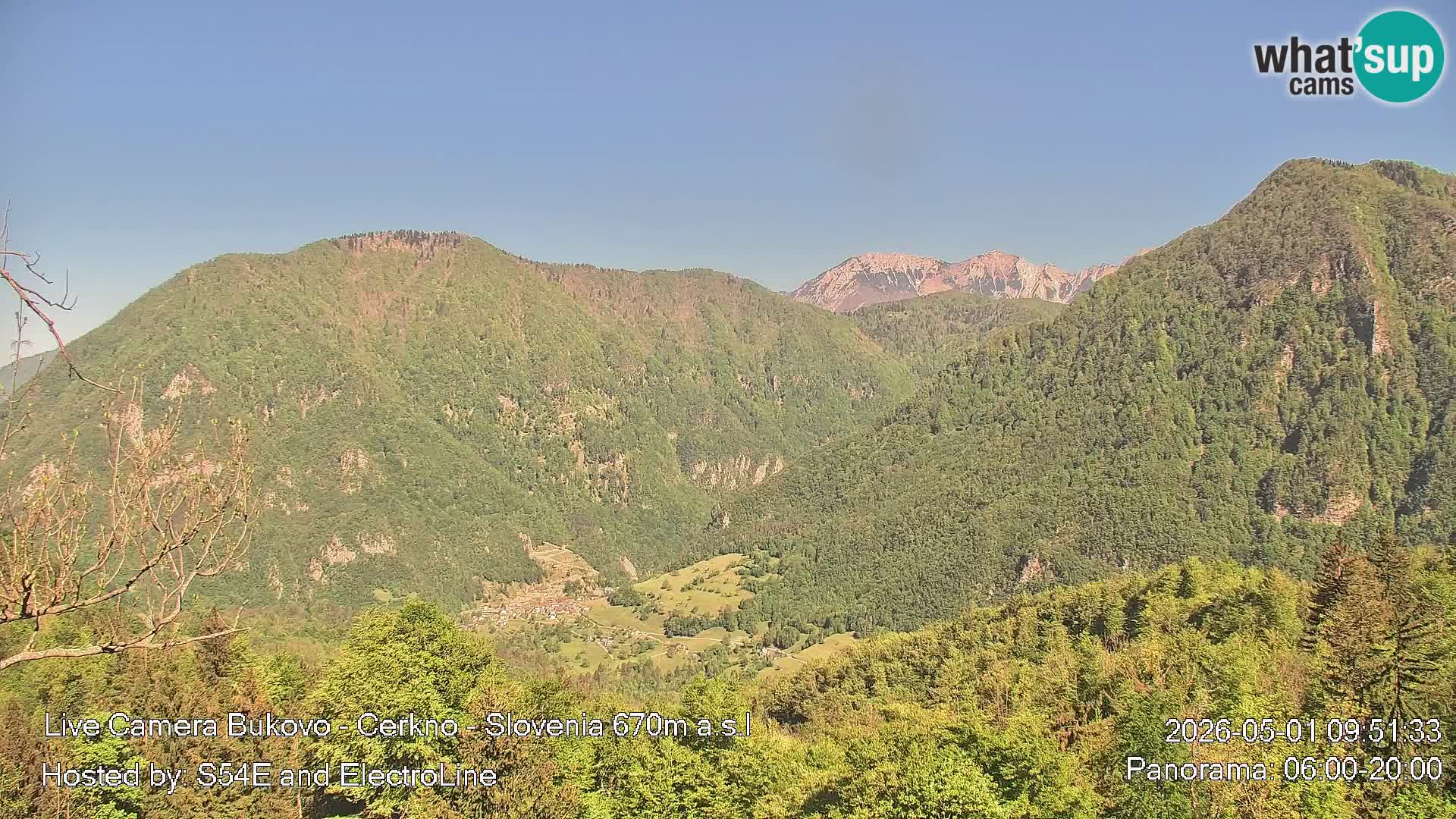 Webcam Bukovo – Baška grapa | Cerkno | Slovenia