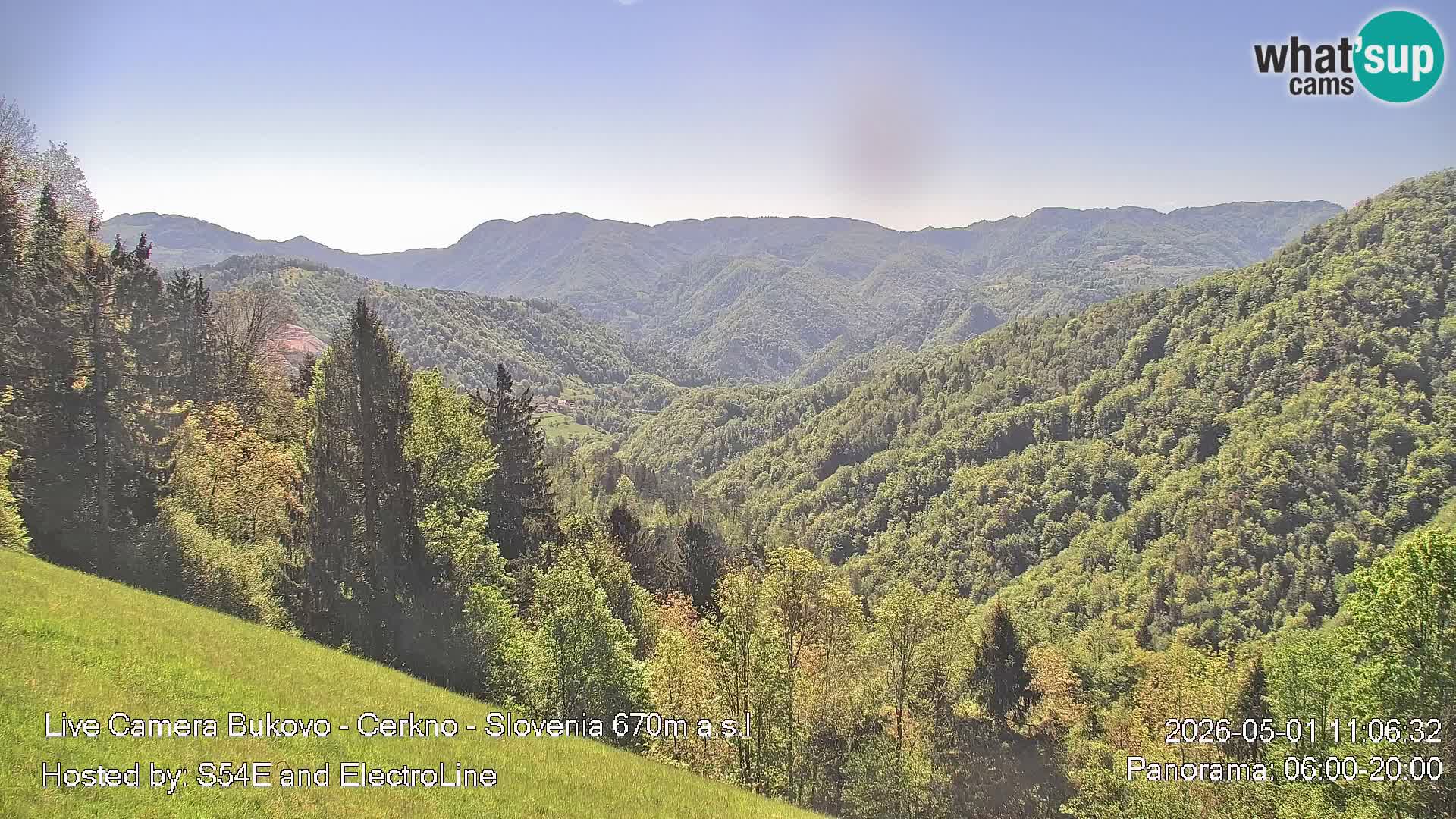 Webcam Bukovo – Baška grapa | Cerkno | Slovenia