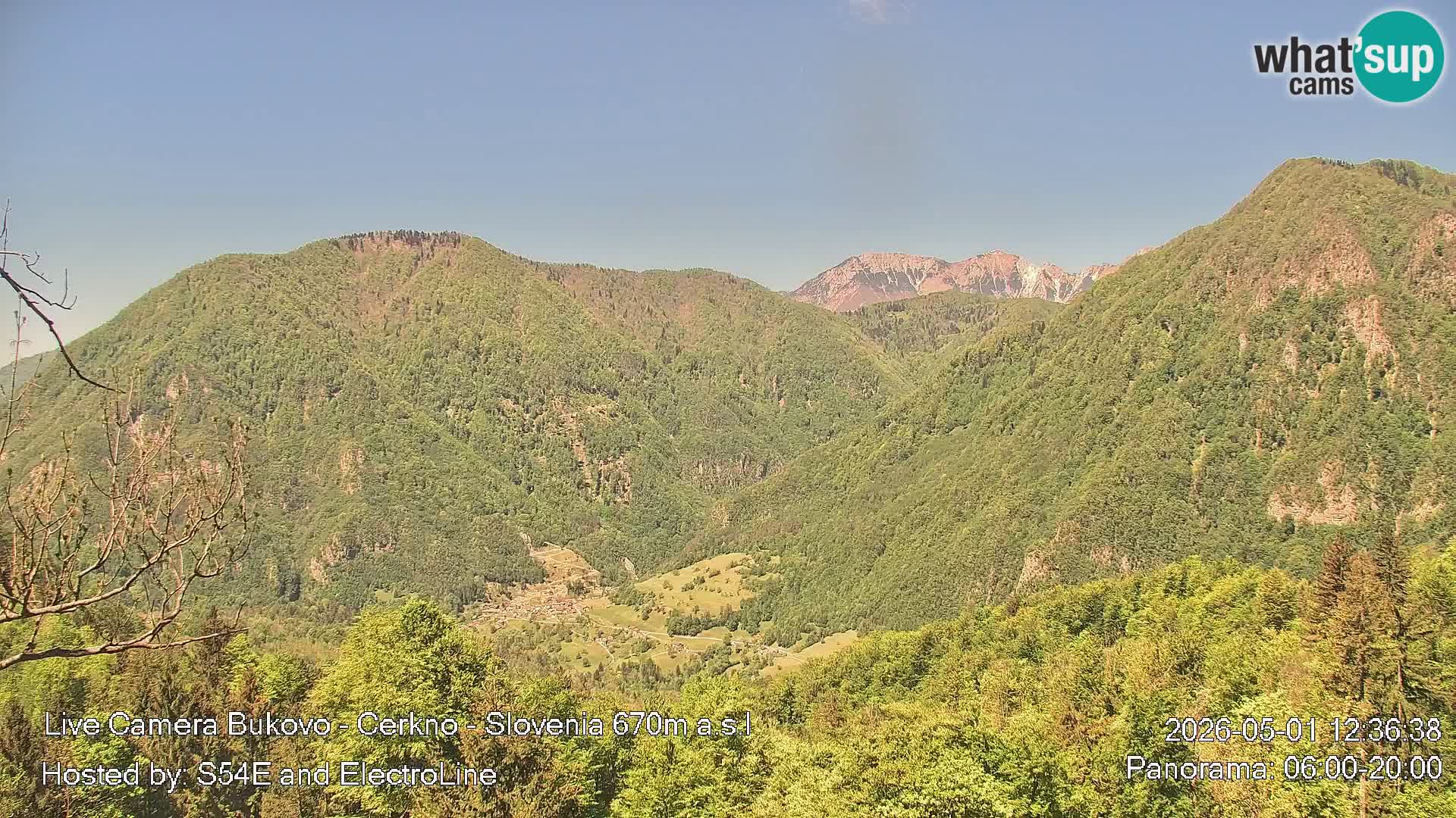 Webcam Bukovo – Baška grapa | Cerkno | Slovenia