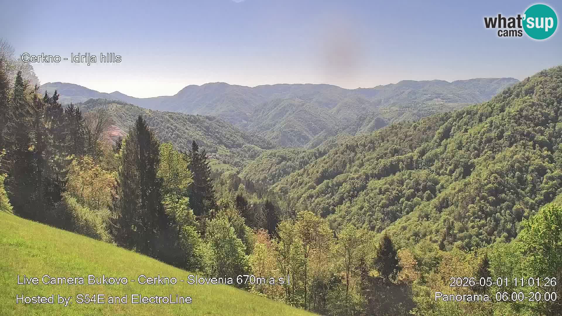 Webcam Bukovo – Baška grapa | Cerkno | Slovenia