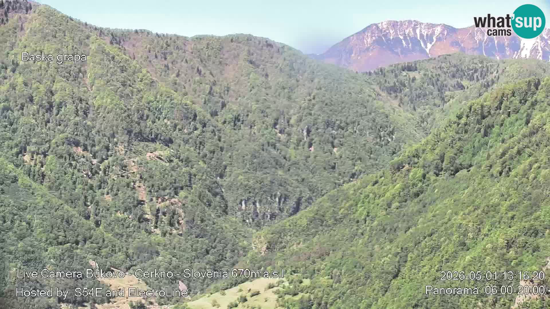 Webcam en vivo Bukovo – Baška grapa | Cerkno | Eslovenia