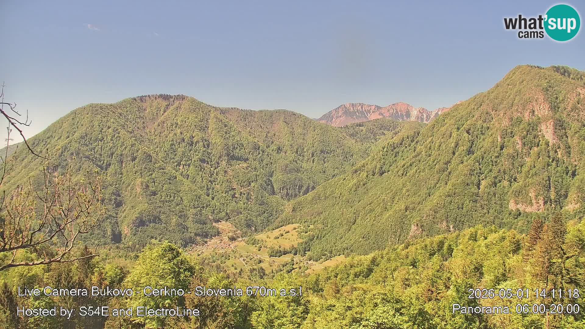 Webcam en vivo Bukovo – Baška grapa | Cerkno | Eslovenia