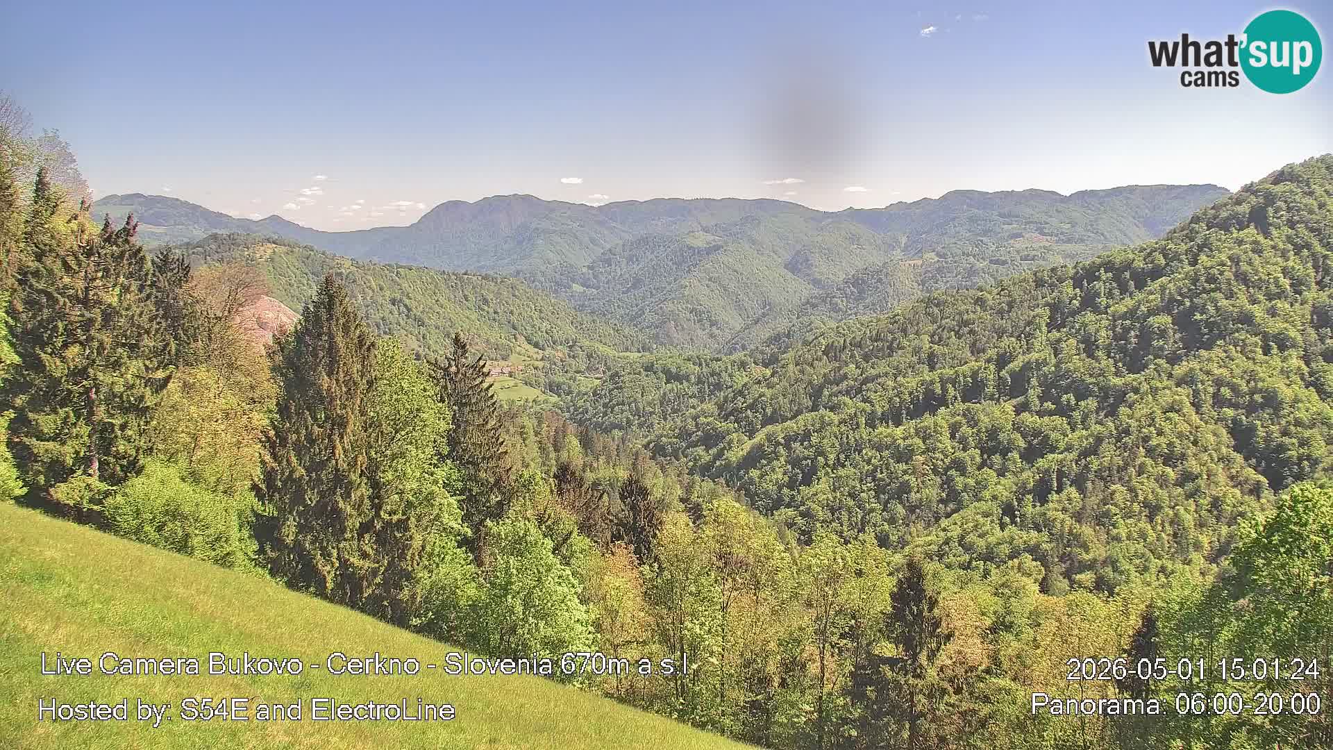 Bukovo Webcam – Baška grapa | Cerkno | Slowenien