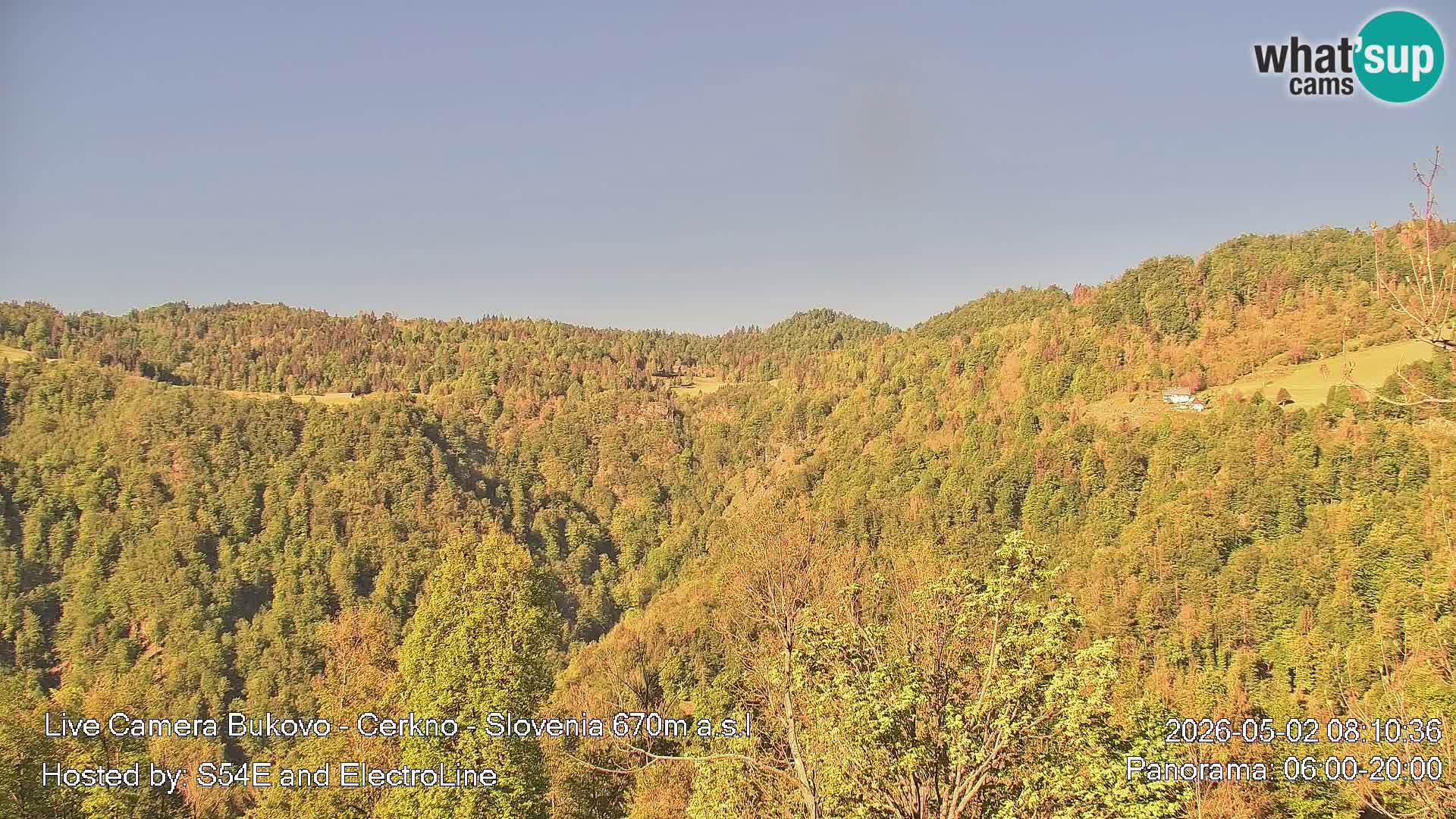 Webcam Bukovo – Baška grapa | Cerkno | Slovénie