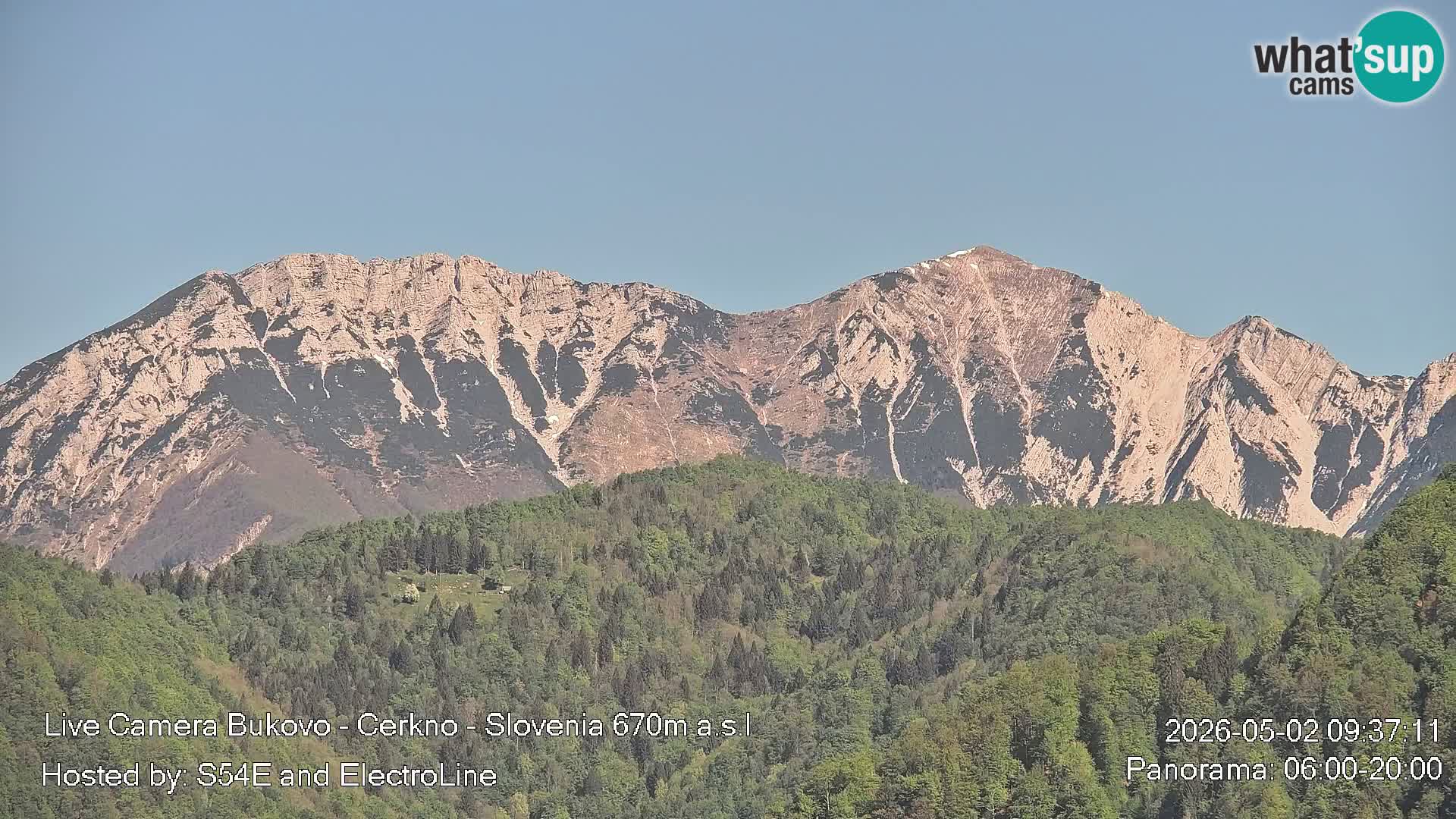 Webcam Bukovo – Baška grapa | Cerkno | Slovénie