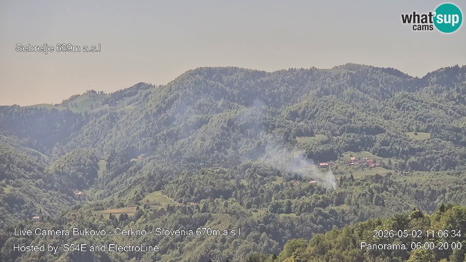 Web kamera Bukovo – Baška grapa | Cerkno | Slovenija
