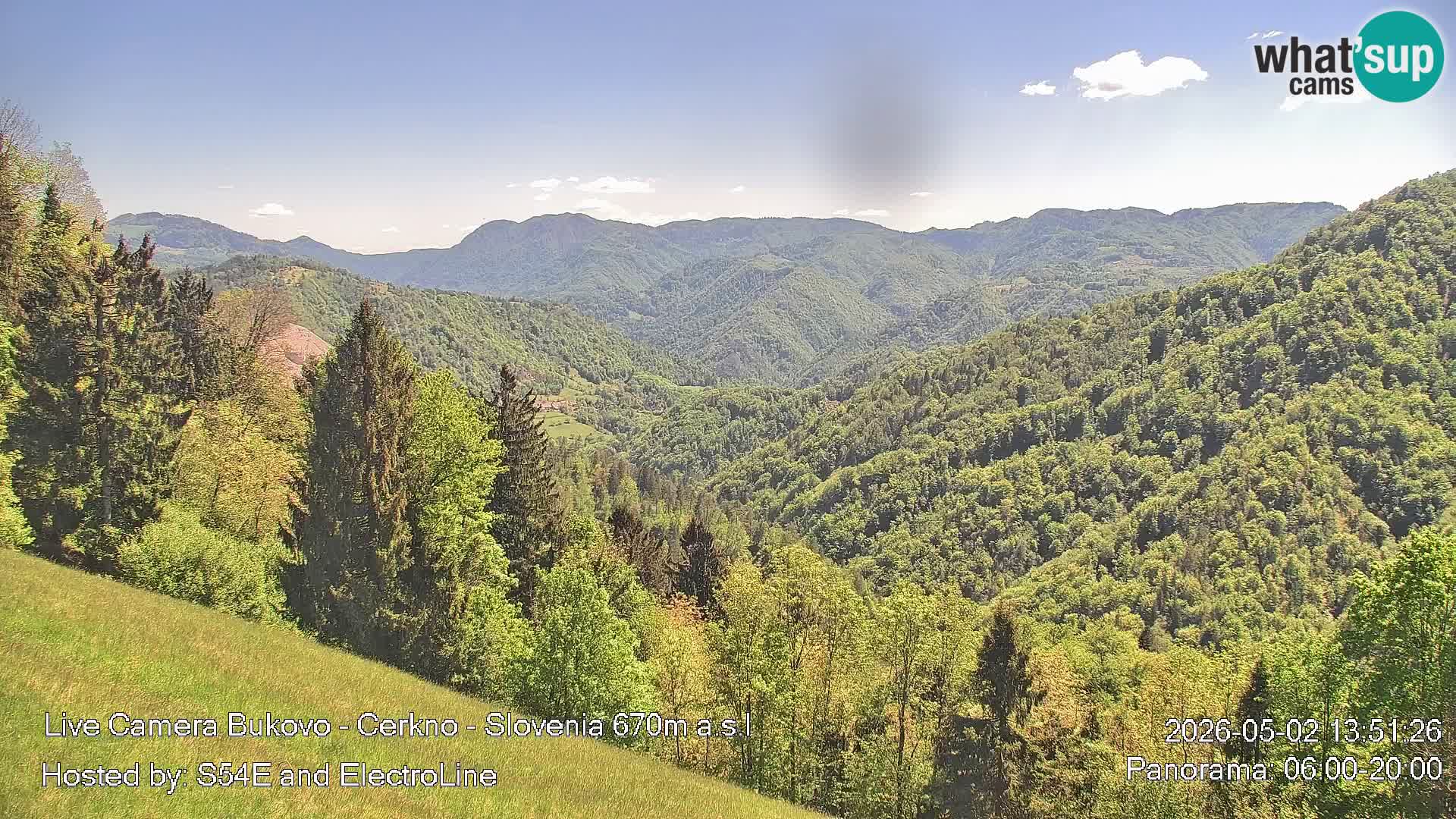 Webcam Bukovo – Baška grapa | Cerkno | Slovenia