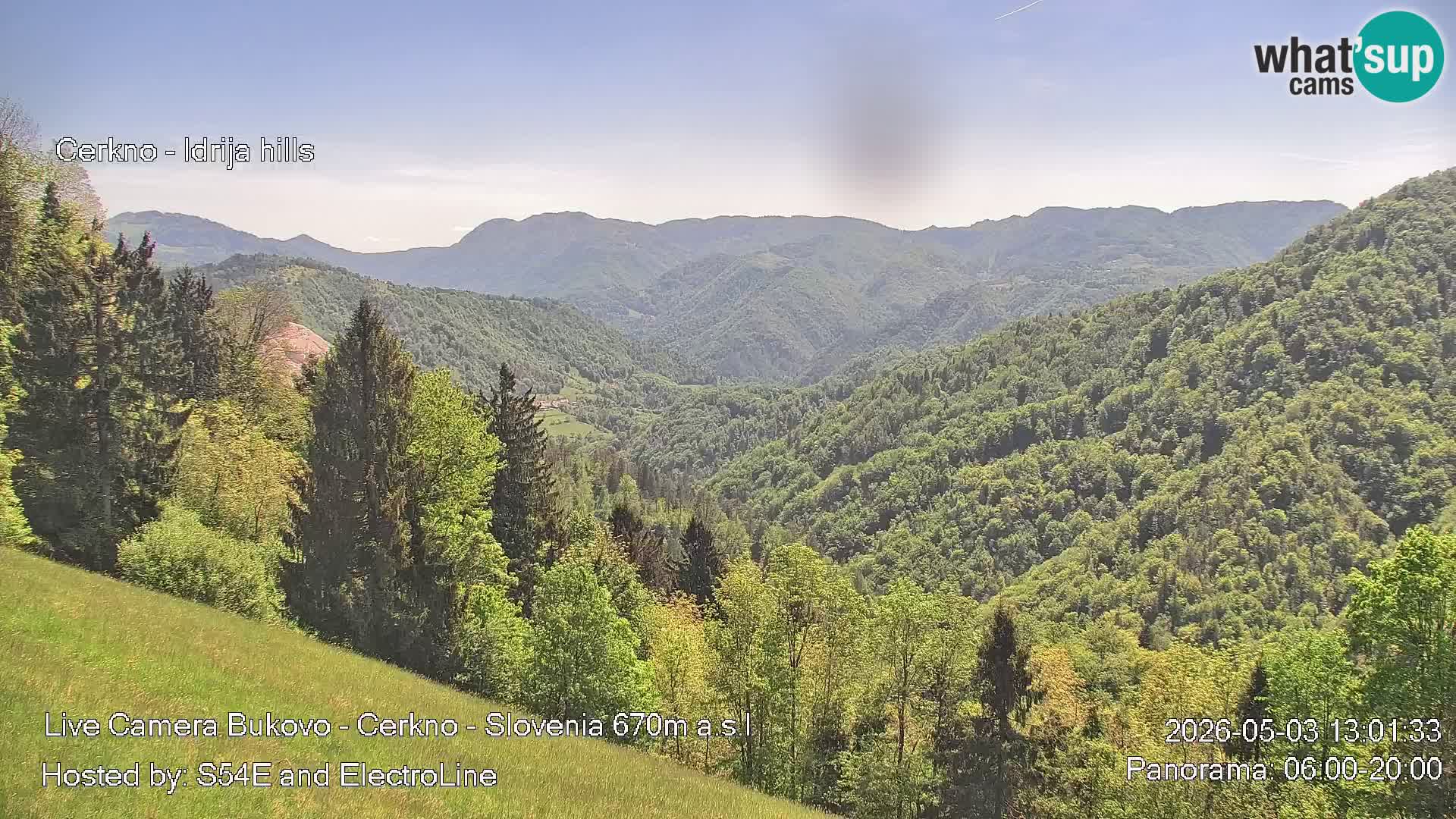 Webcam Bukovo – Baška grapa | Cerkno | Slovenia