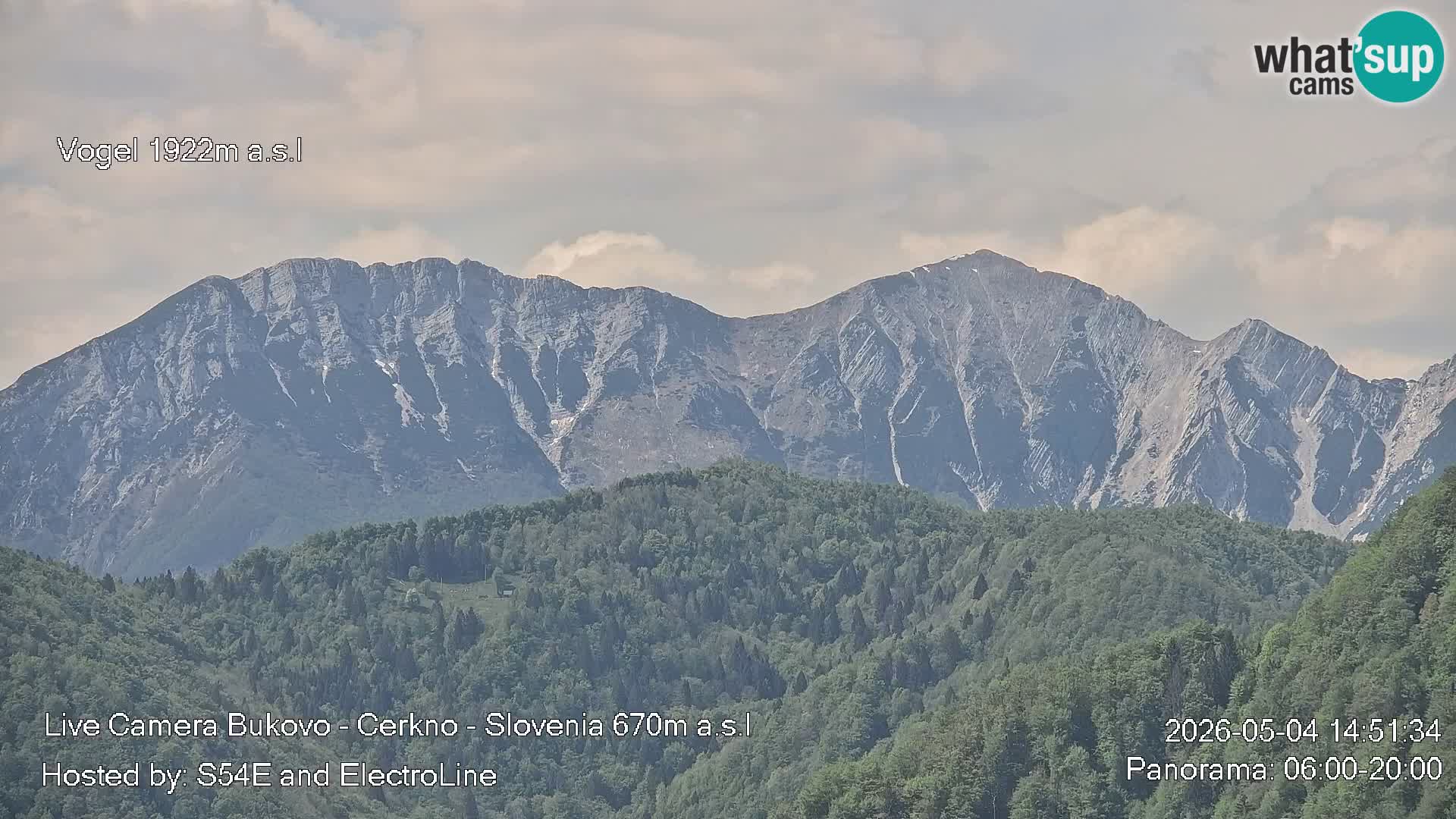 Web kamera Bukovo – Baška grapa | Cerkno | Slovenija