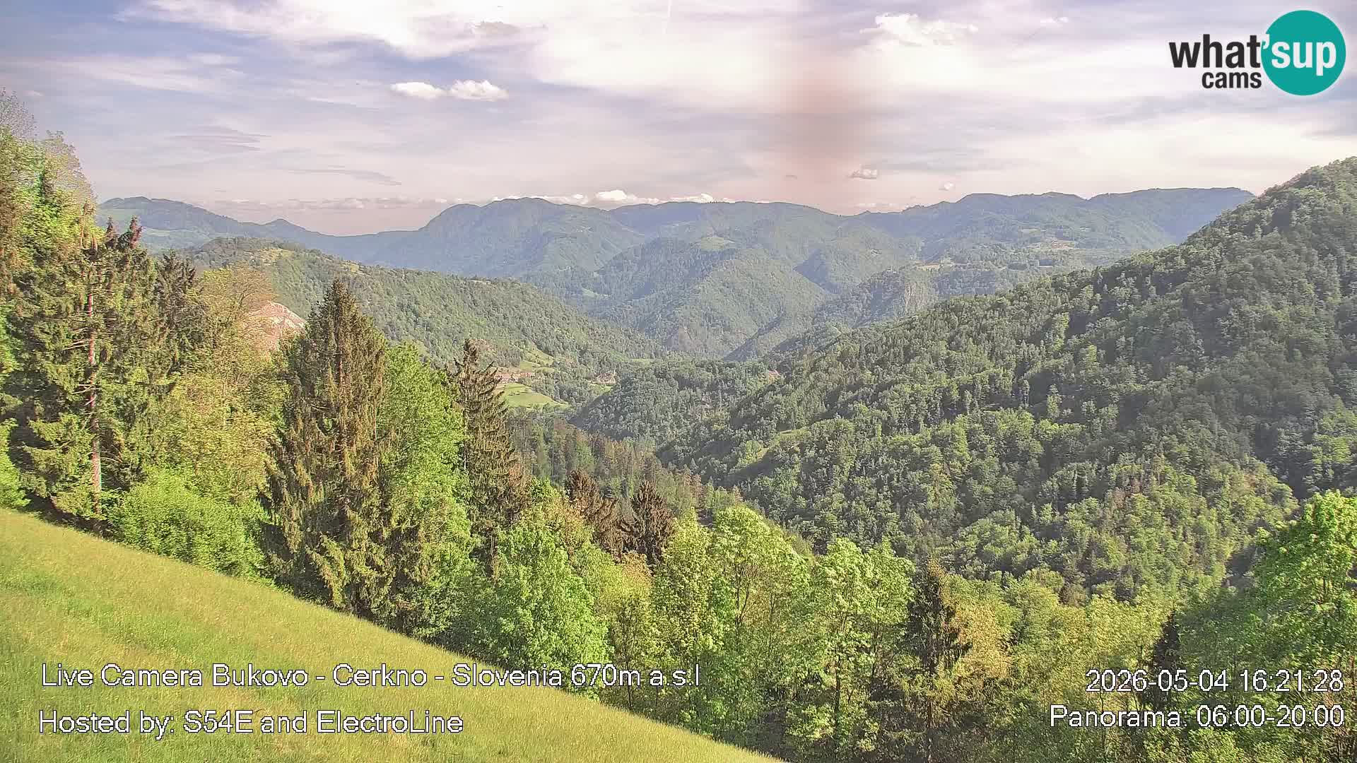 Web kamera Bukovo – Baška grapa | Cerkno | Slovenija