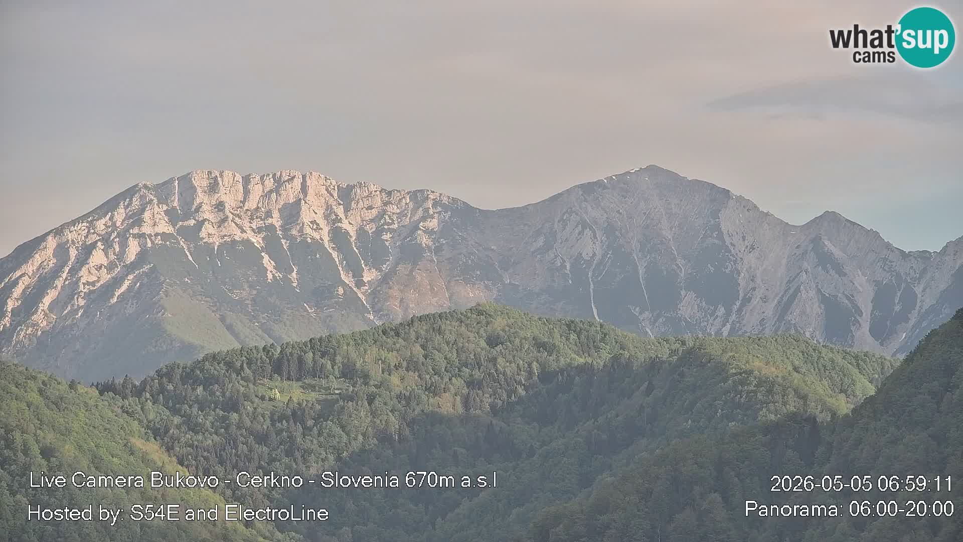 Web kamera Bukovo – Baška grapa | Cerkno | Slovenija