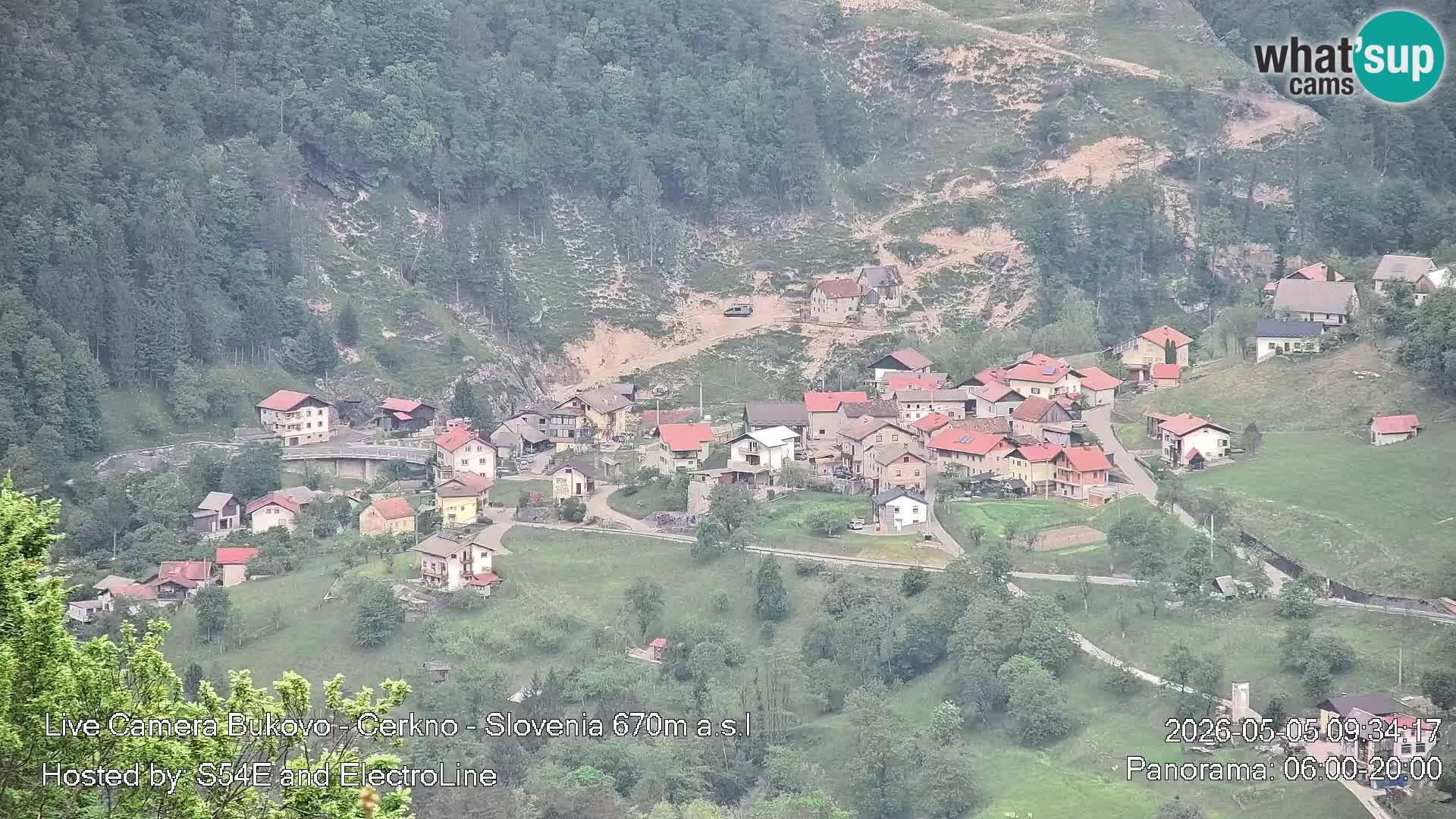 Webcam Bukovo – Baška grapa | Cerkno | Slovenia