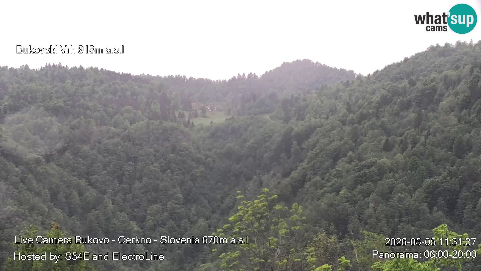 Bukovo Webcam – Baška grapa | Cerkno | Slowenien
