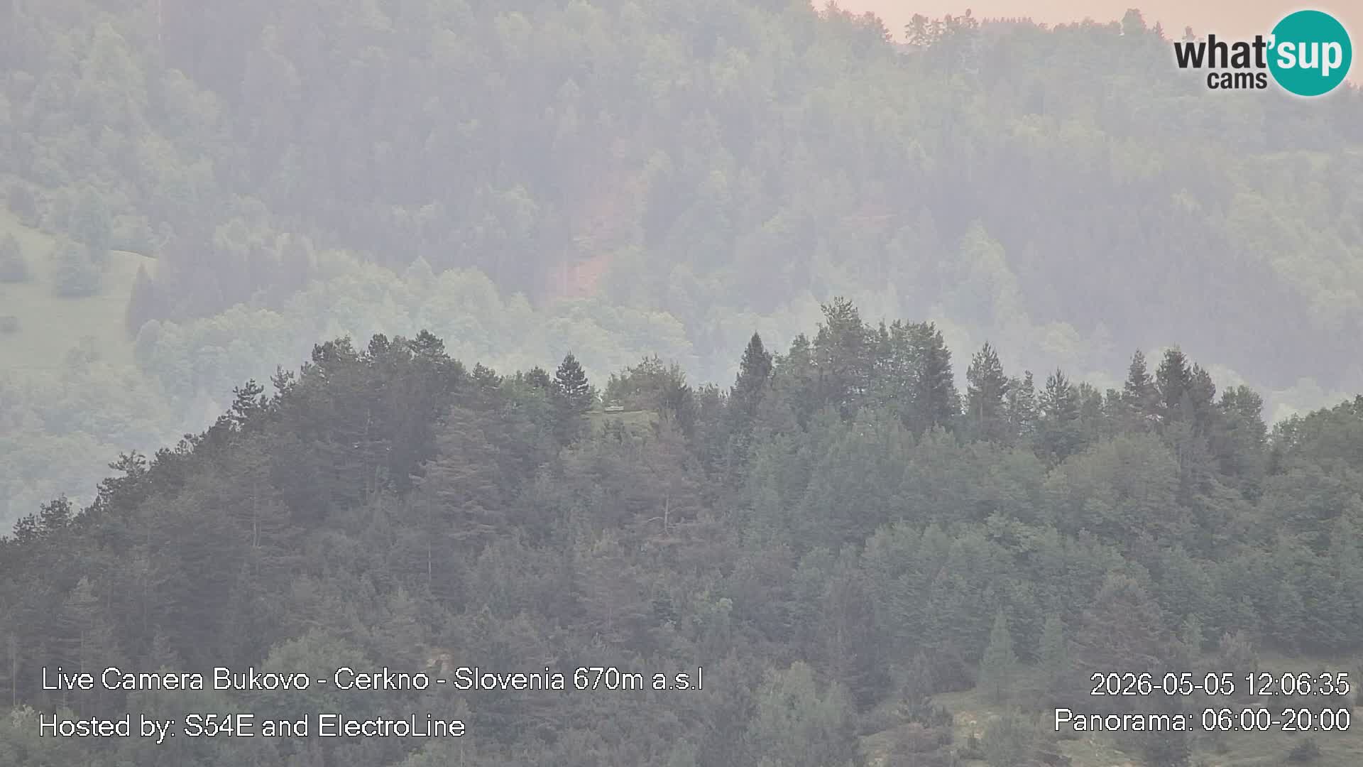 Web kamera Bukovo – Baška grapa | Cerkno | Slovenija