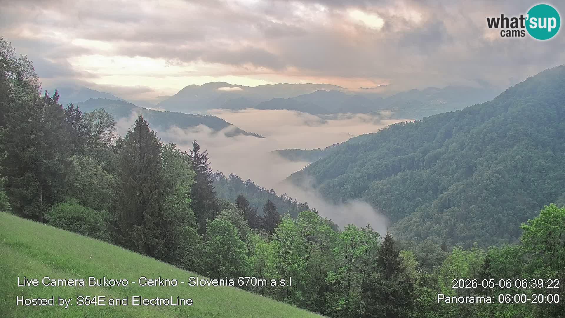 Webcam Bukovo – Baška grapa | Cerkno | Slovénie