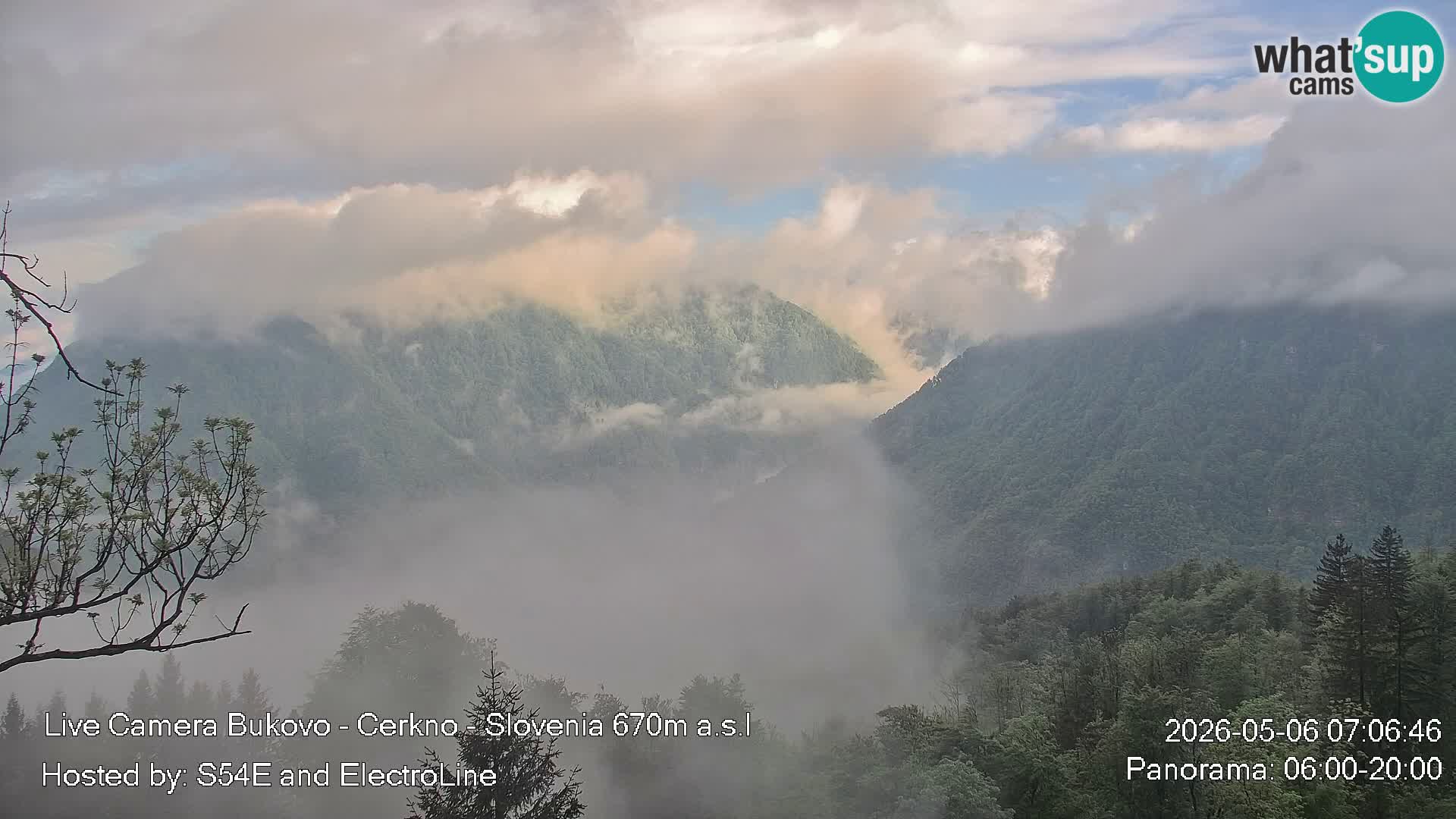 Webcam en vivo Bukovo – Baška grapa | Cerkno | Eslovenia