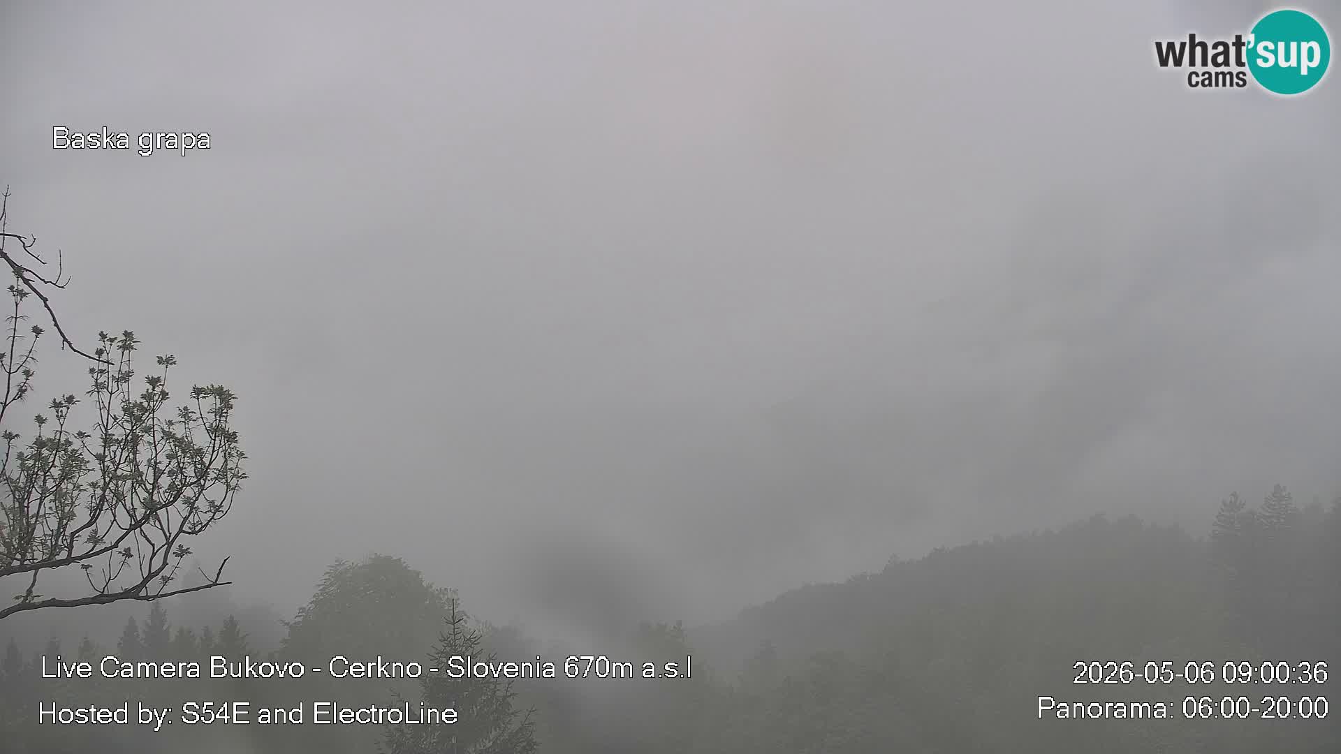 Webcam Bukovo – Baška grapa | Cerkno | Slovenia