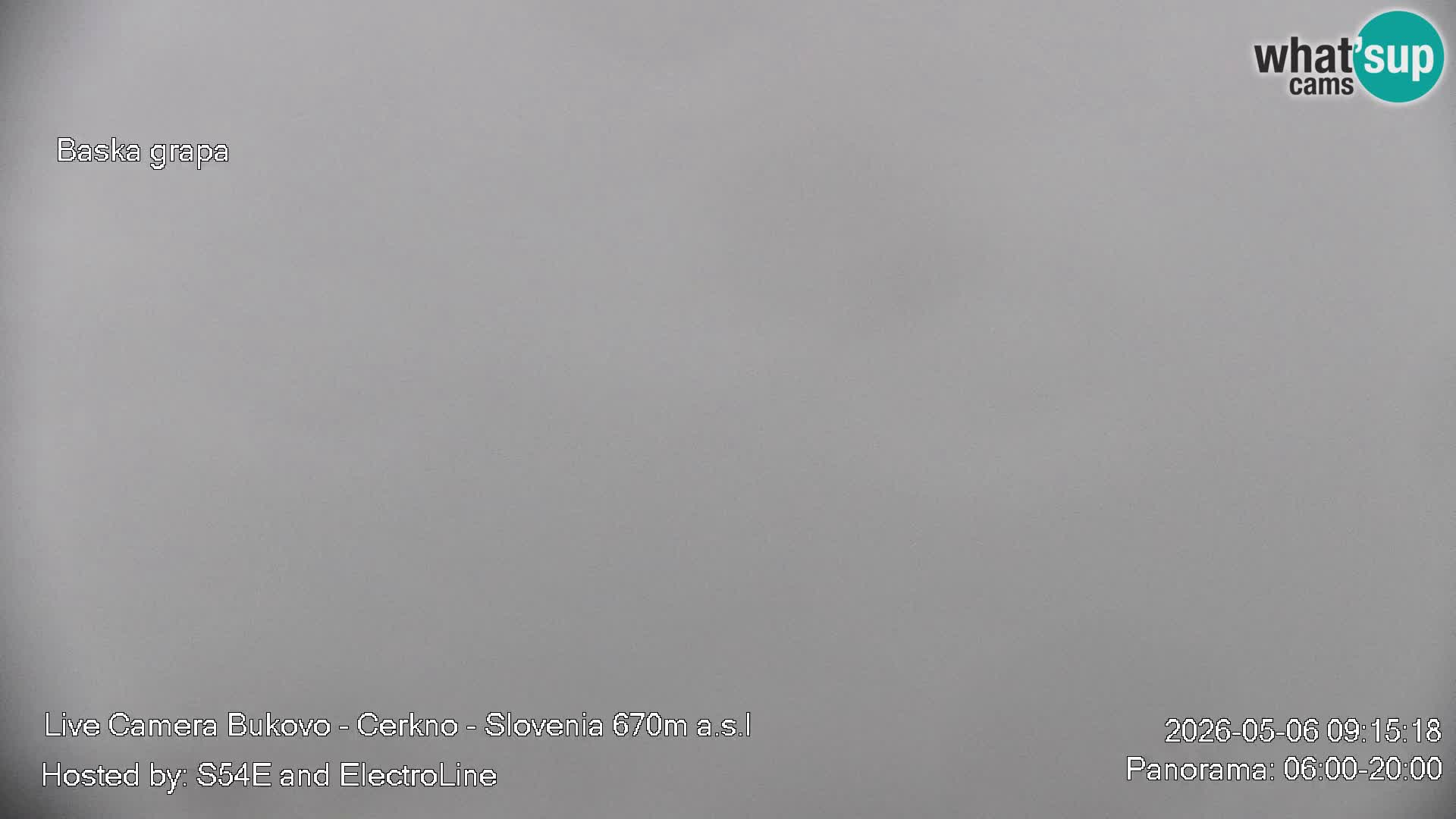 Bukovo Webcam – Baška grapa | Cerkno | Slowenien