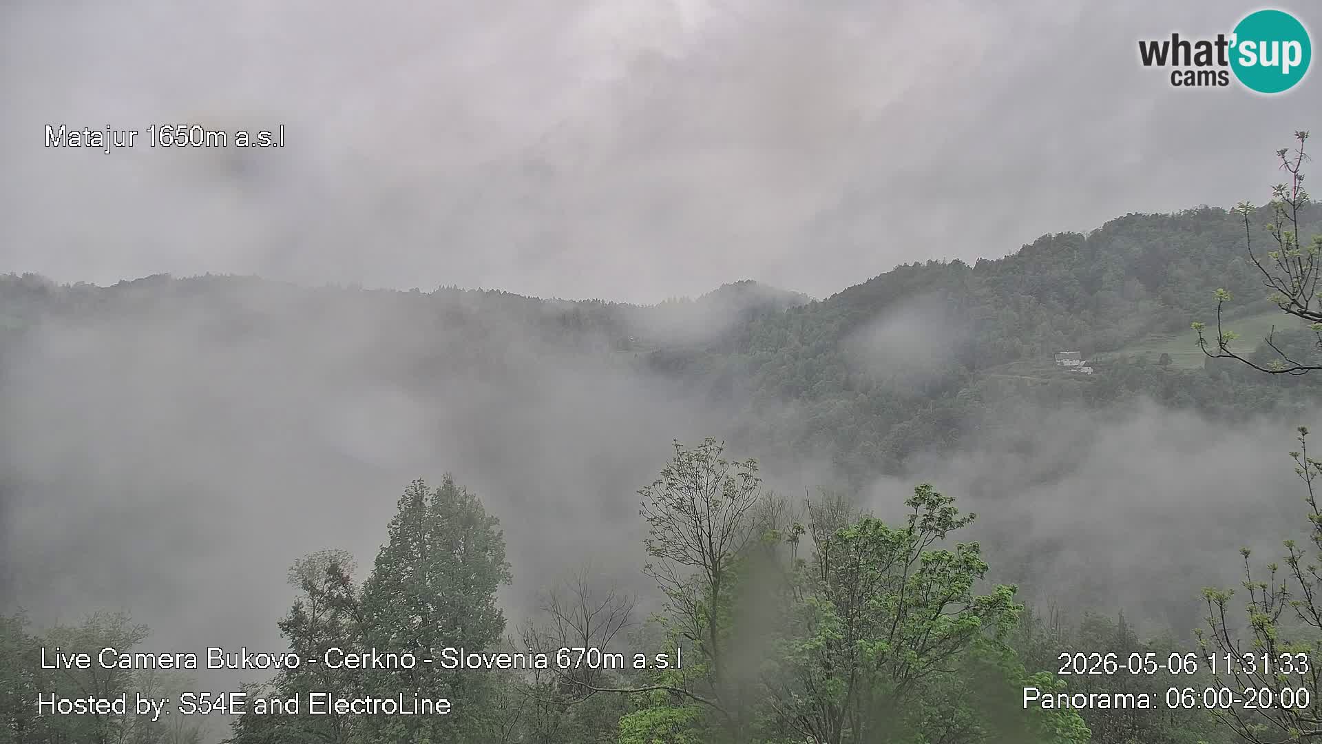 Webcam Bukovo – Baška grapa | Cerkno | Slovénie