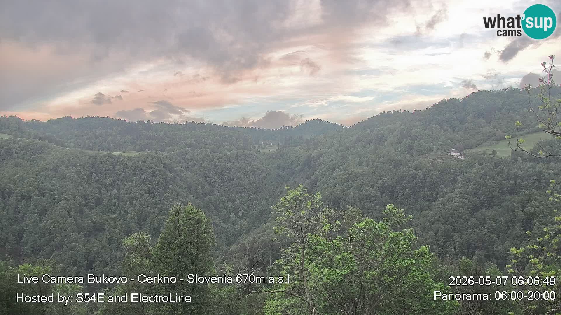 Webcam Bukovo – Baška grapa | Cerkno | Slovénie
