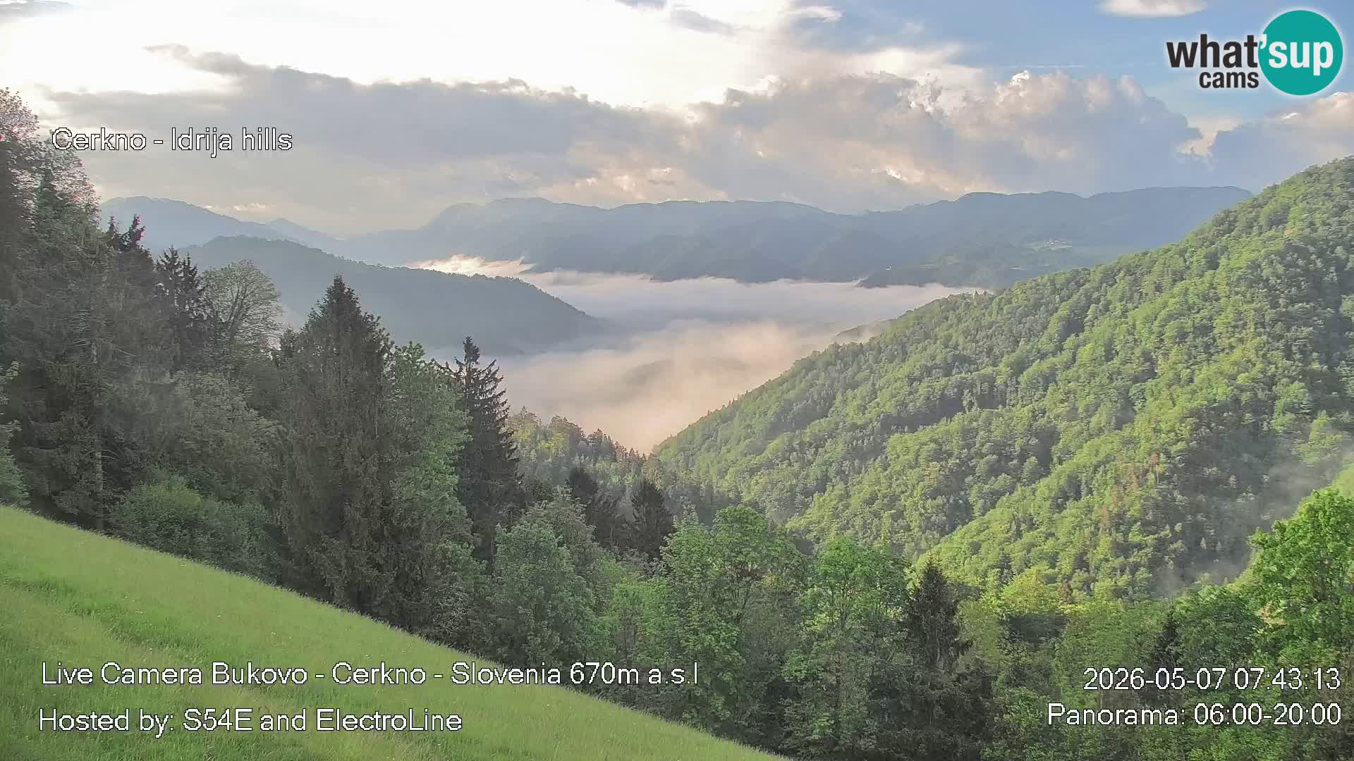 Webcam Bukovo – Baška grapa | Cerkno | Slovenia