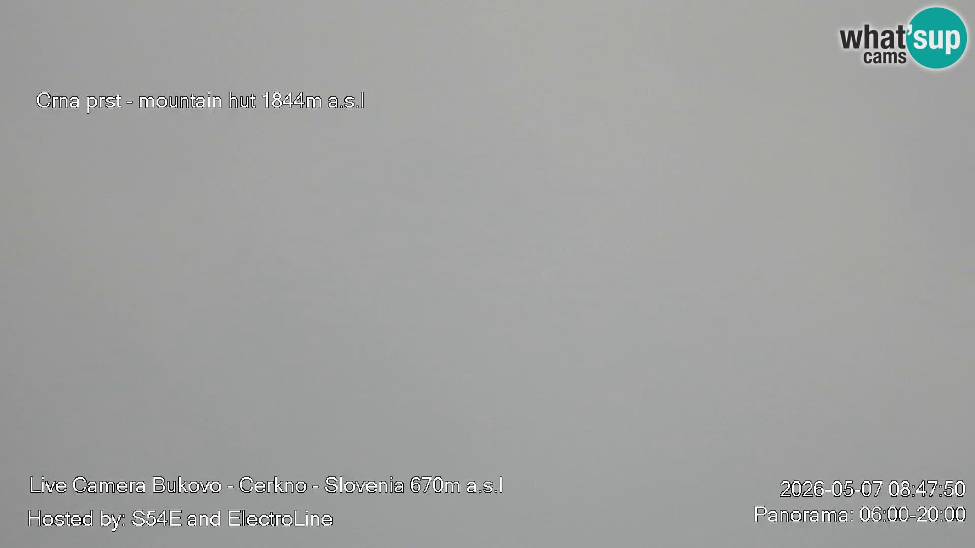 Web kamera Bukovo – Baška grapa | Cerkno | Slovenija
