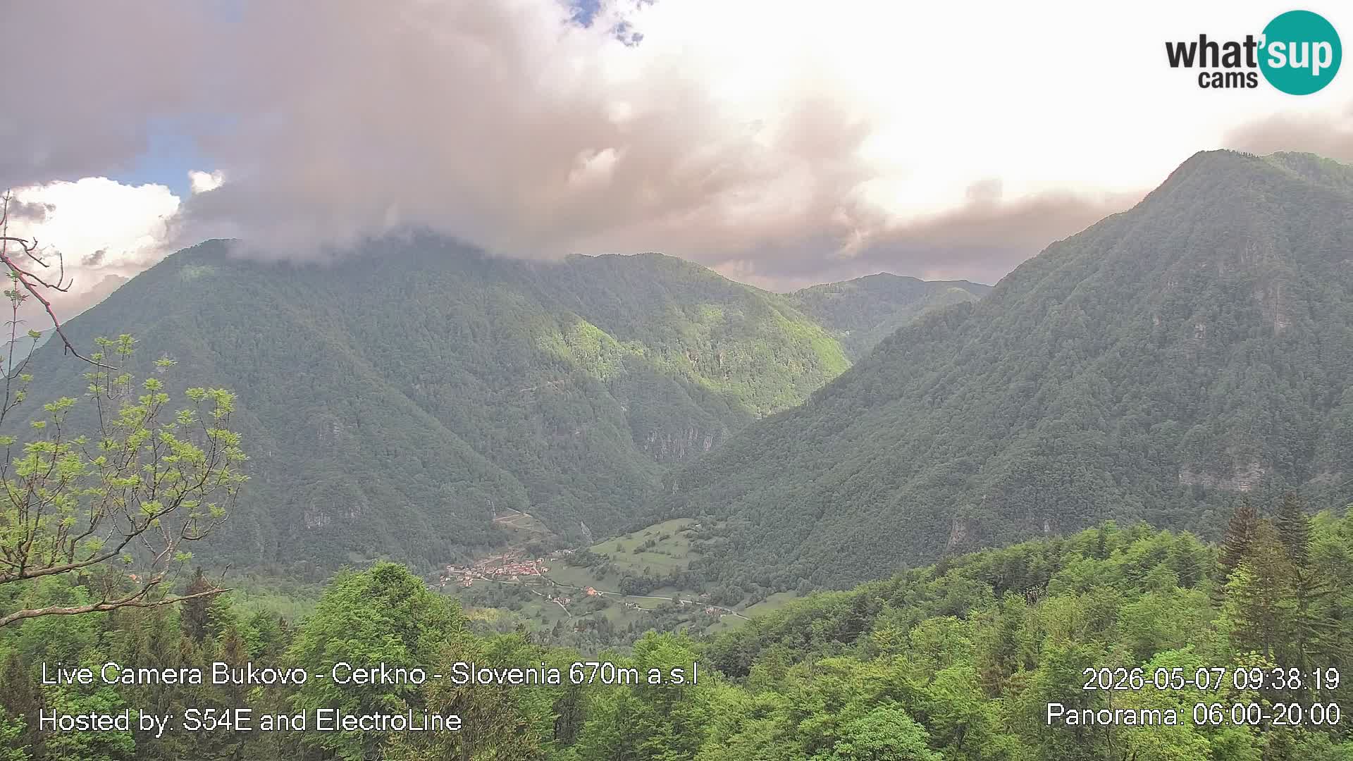Webcam Bukovo – Baška grapa | Cerkno | Slovenia
