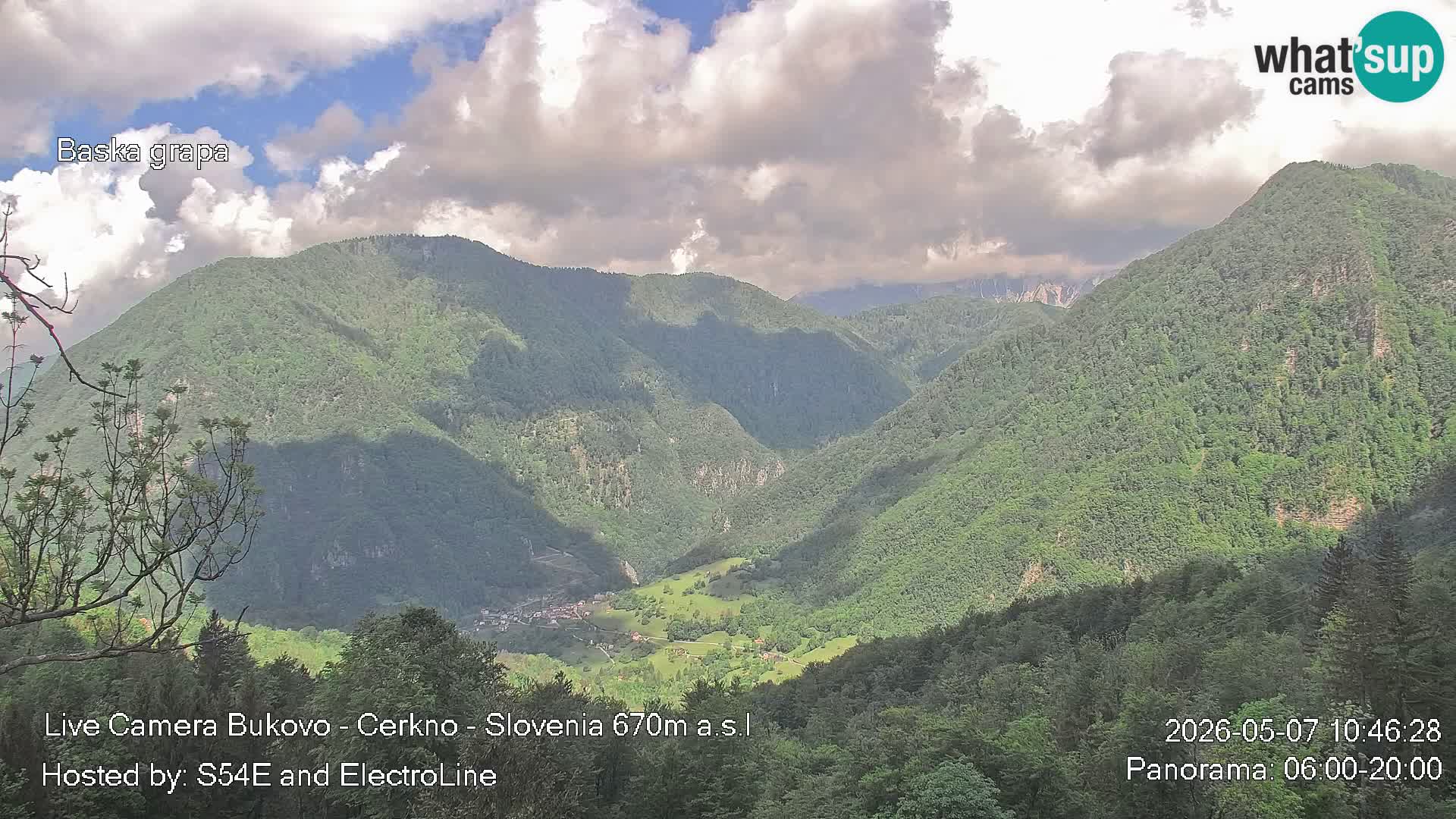 Kamera Bukovo – Baška grapa | Cerkno