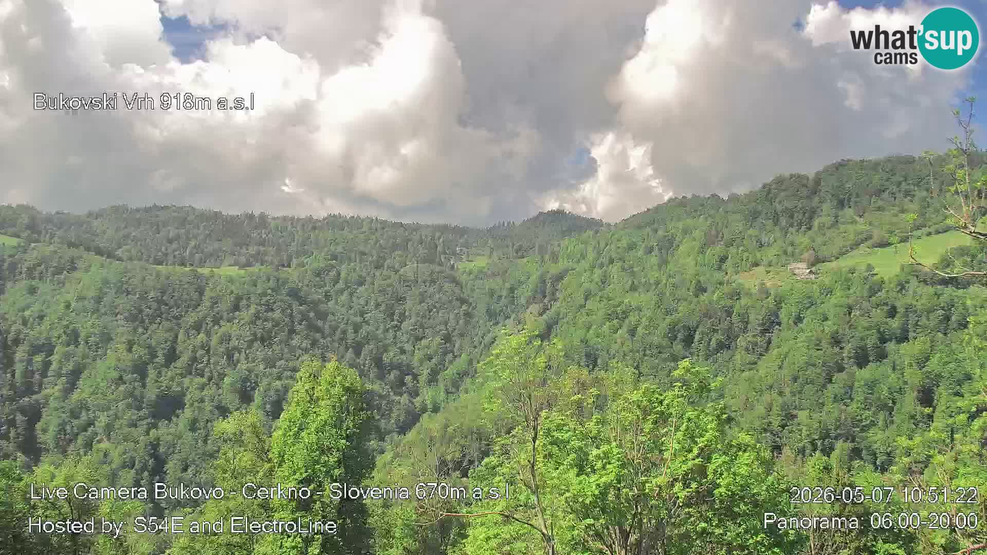 Webcam Bukovo – Baška grapa | Cerkno | Slovenia