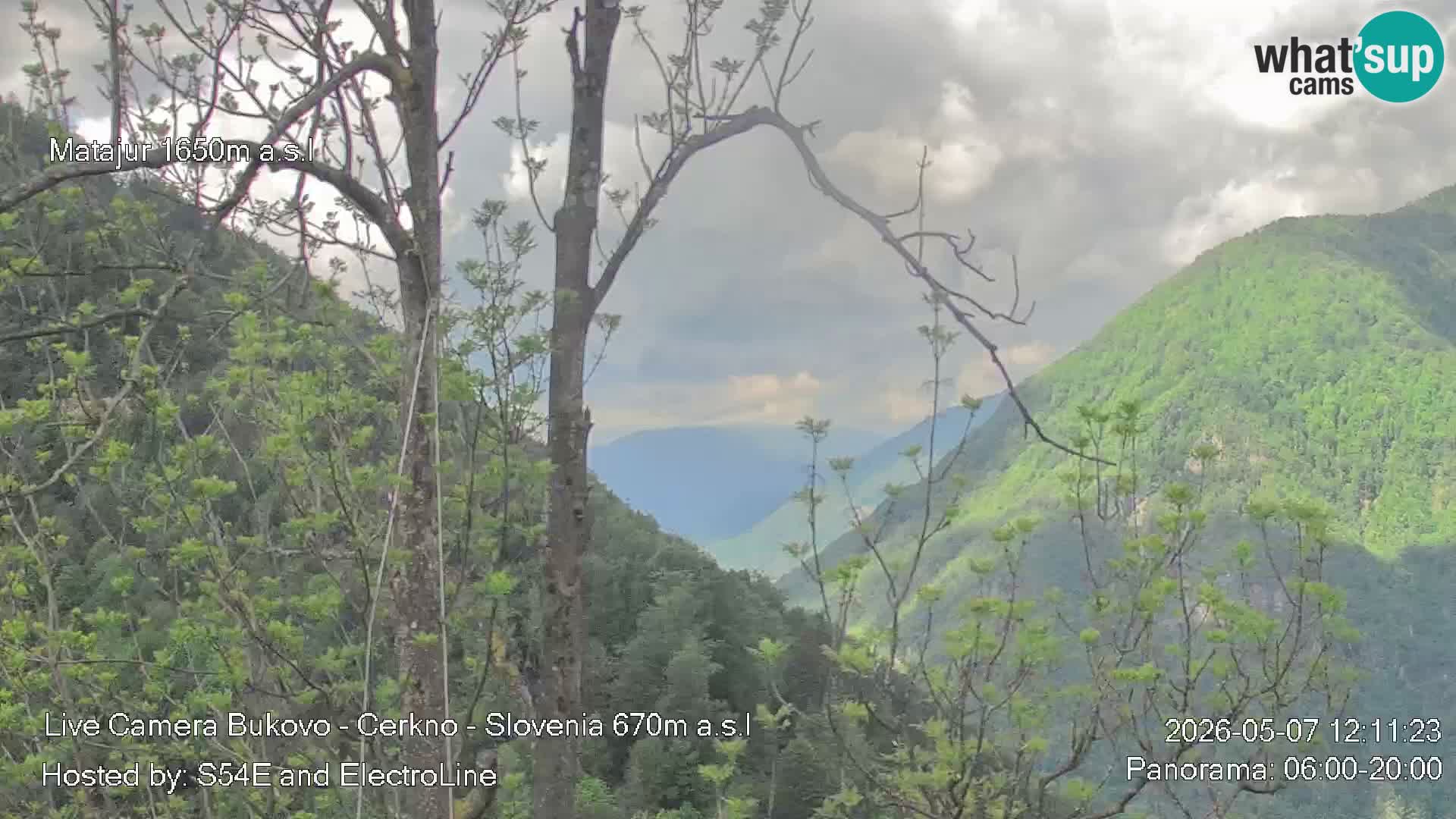 Webcam Bukovo – Baška grapa | Cerkno | Slovenia