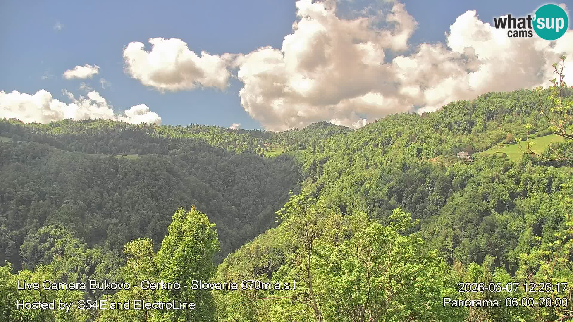 Webcam Bukovo – Baška grapa | Cerkno | Slovenia