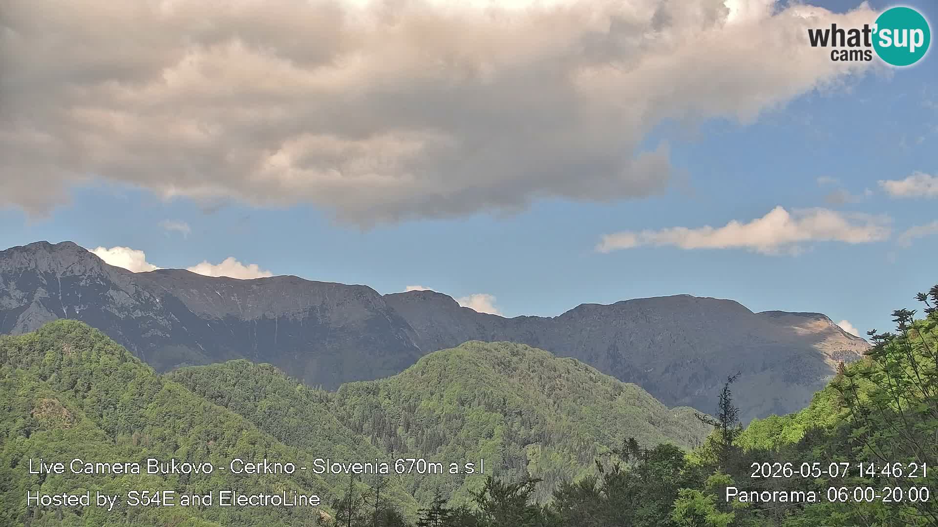 Webcam Bukovo – Baška grapa | Cerkno | Slovenia