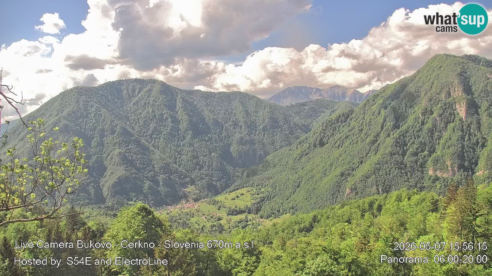 Webcam Bukovo – Baška grapa | Cerkno | Slovénie
