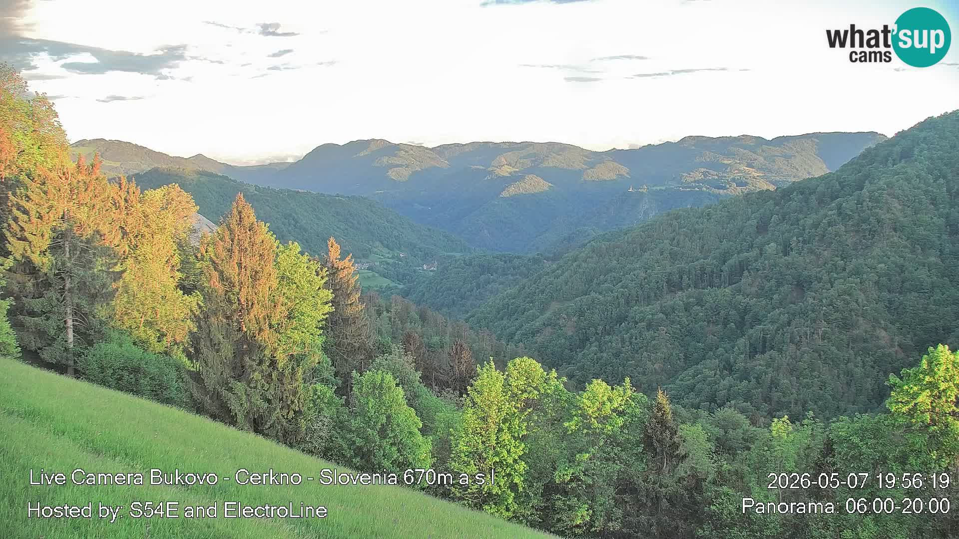 Webcam Bukovo – Baška grapa | Cerkno | Slovénie
