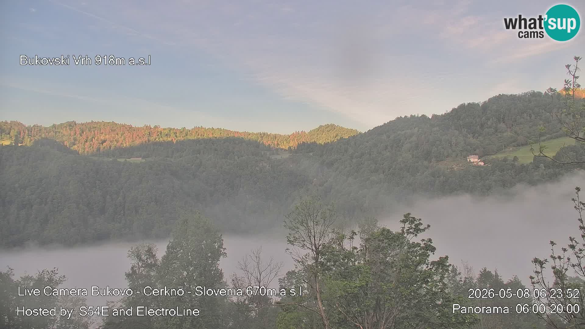Webcam Bukovo – Baška grapa | Cerkno | Slovenia