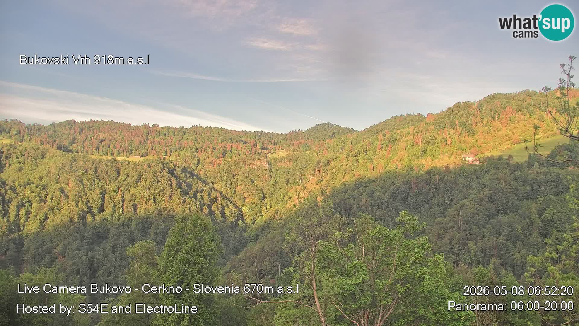 Webcam Bukovo – Baška grapa | Cerkno | Slovenia