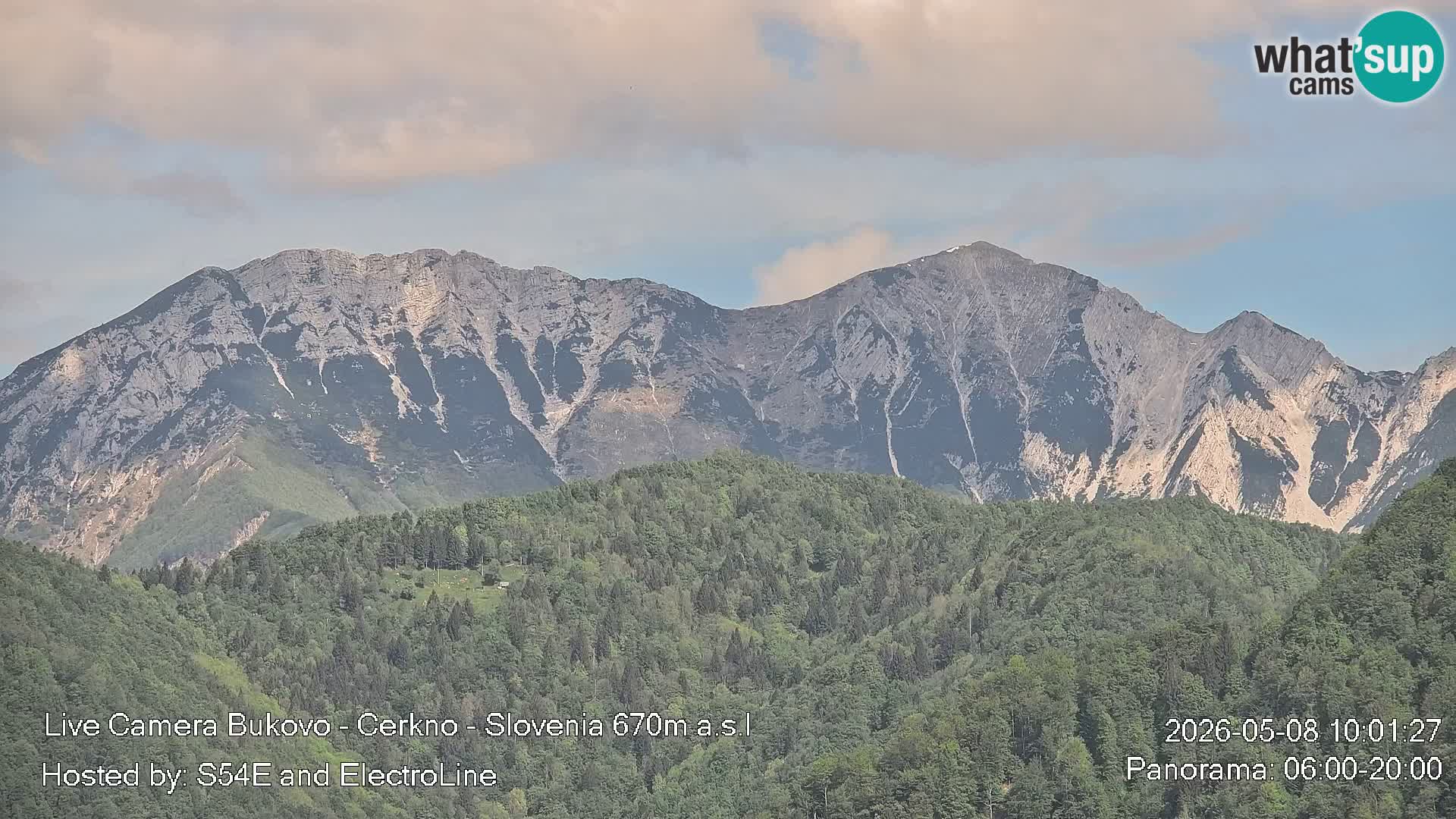 Webcam Bukovo – Baška grapa | Cerkno | Slovénie