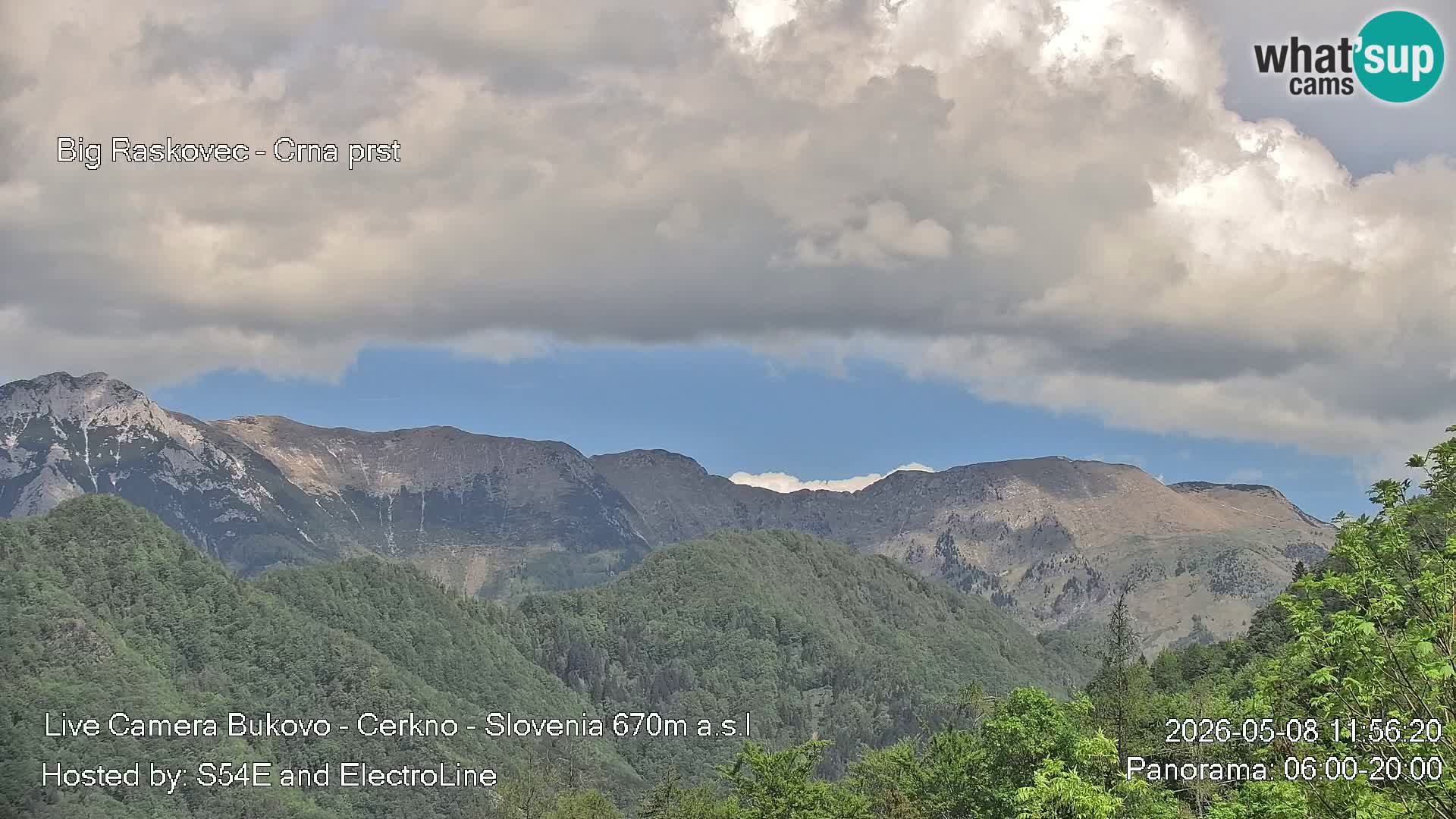 Webcam Bukovo – Baška grapa | Cerkno | Slovenia