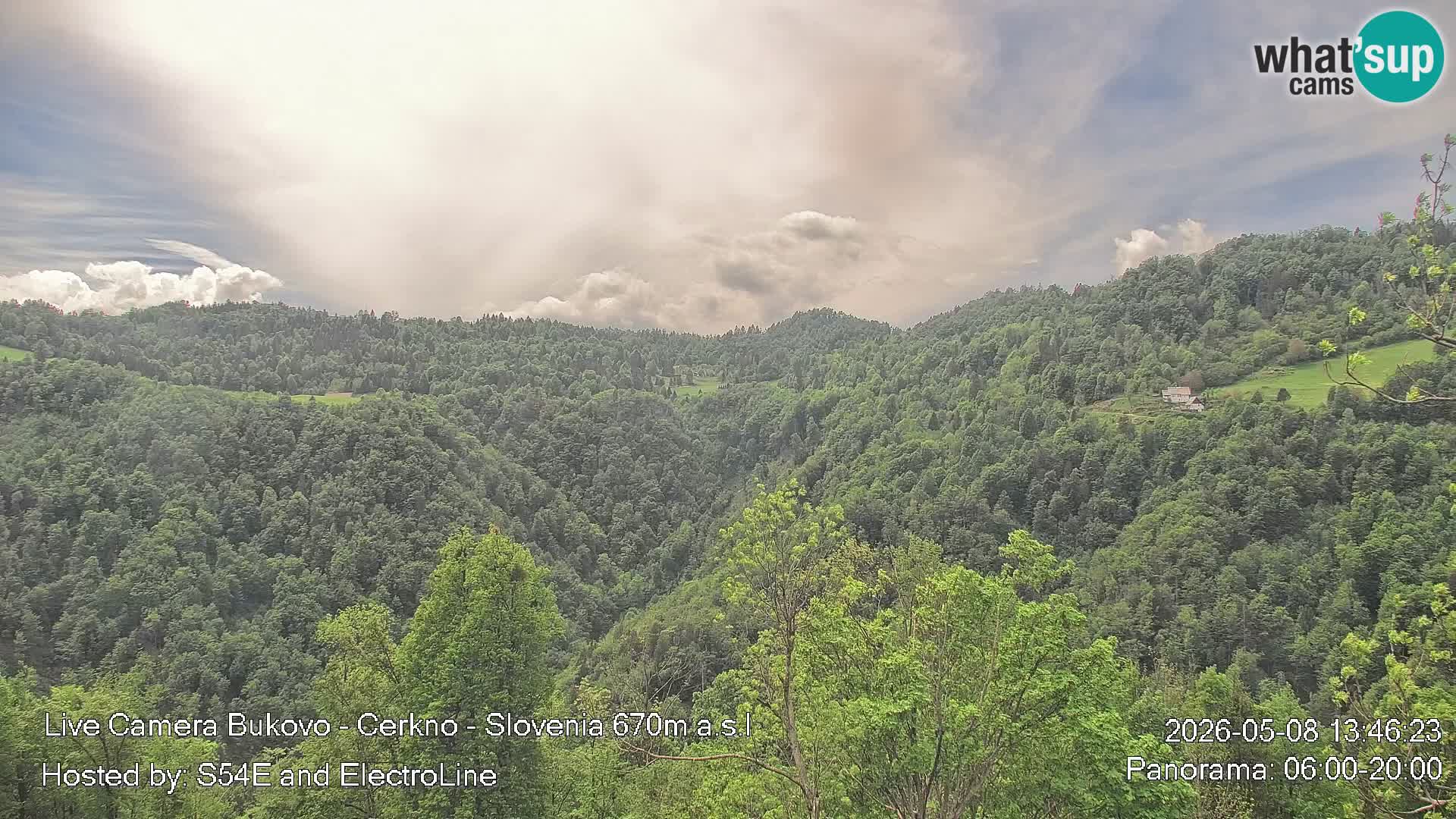 Webcam en vivo Bukovo – Baška grapa | Cerkno | Eslovenia