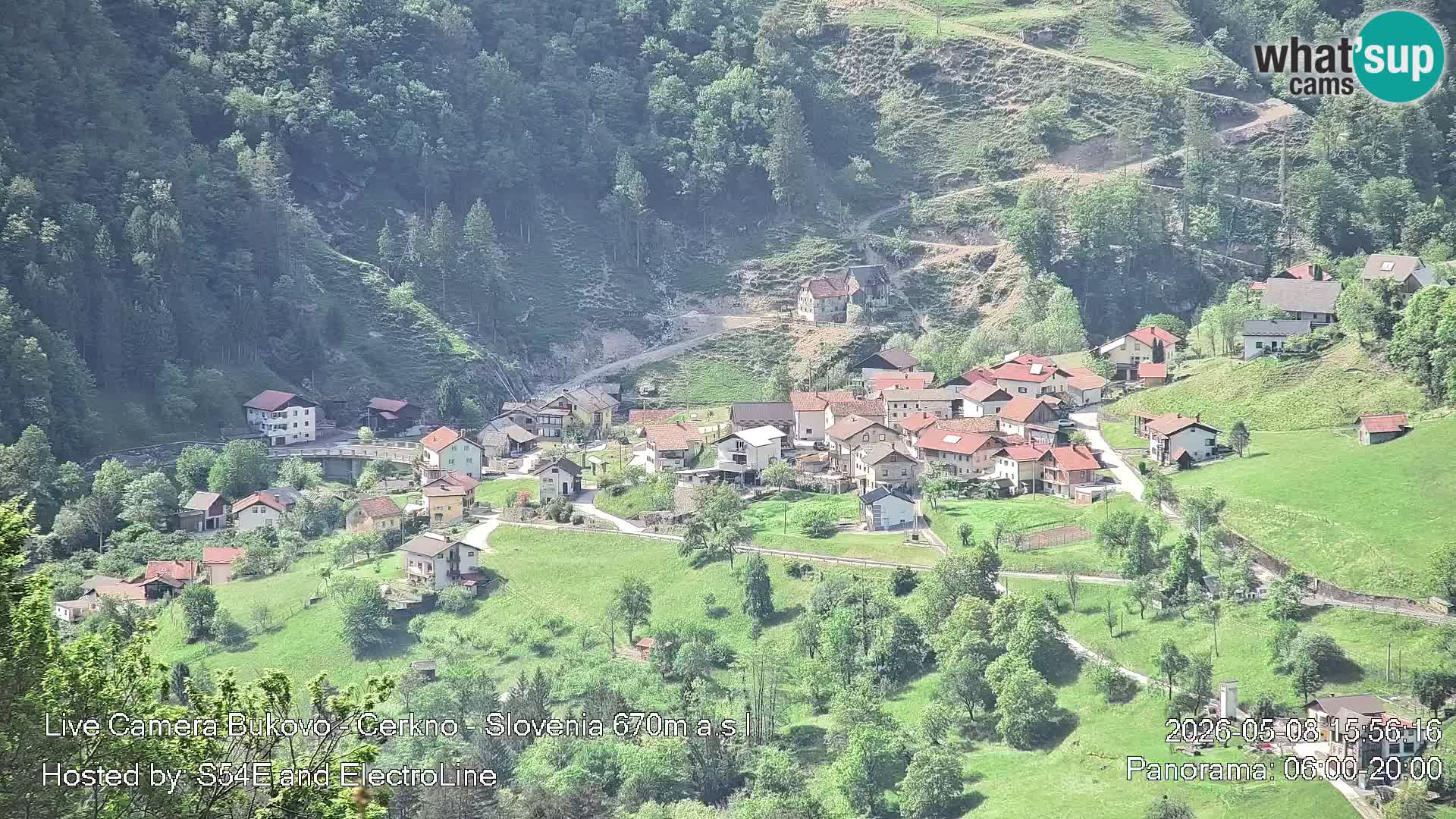 Webcam Bukovo – Baška grapa | Cerkno | Slovenia