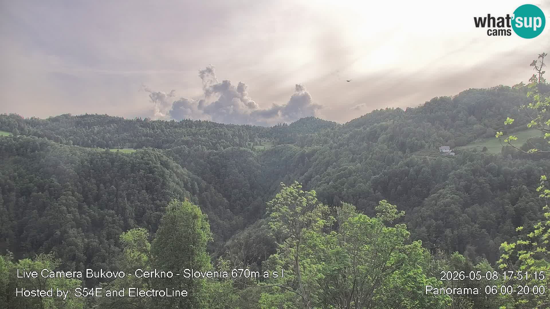 Webcam Bukovo – Baška grapa | Cerkno | Slovénie