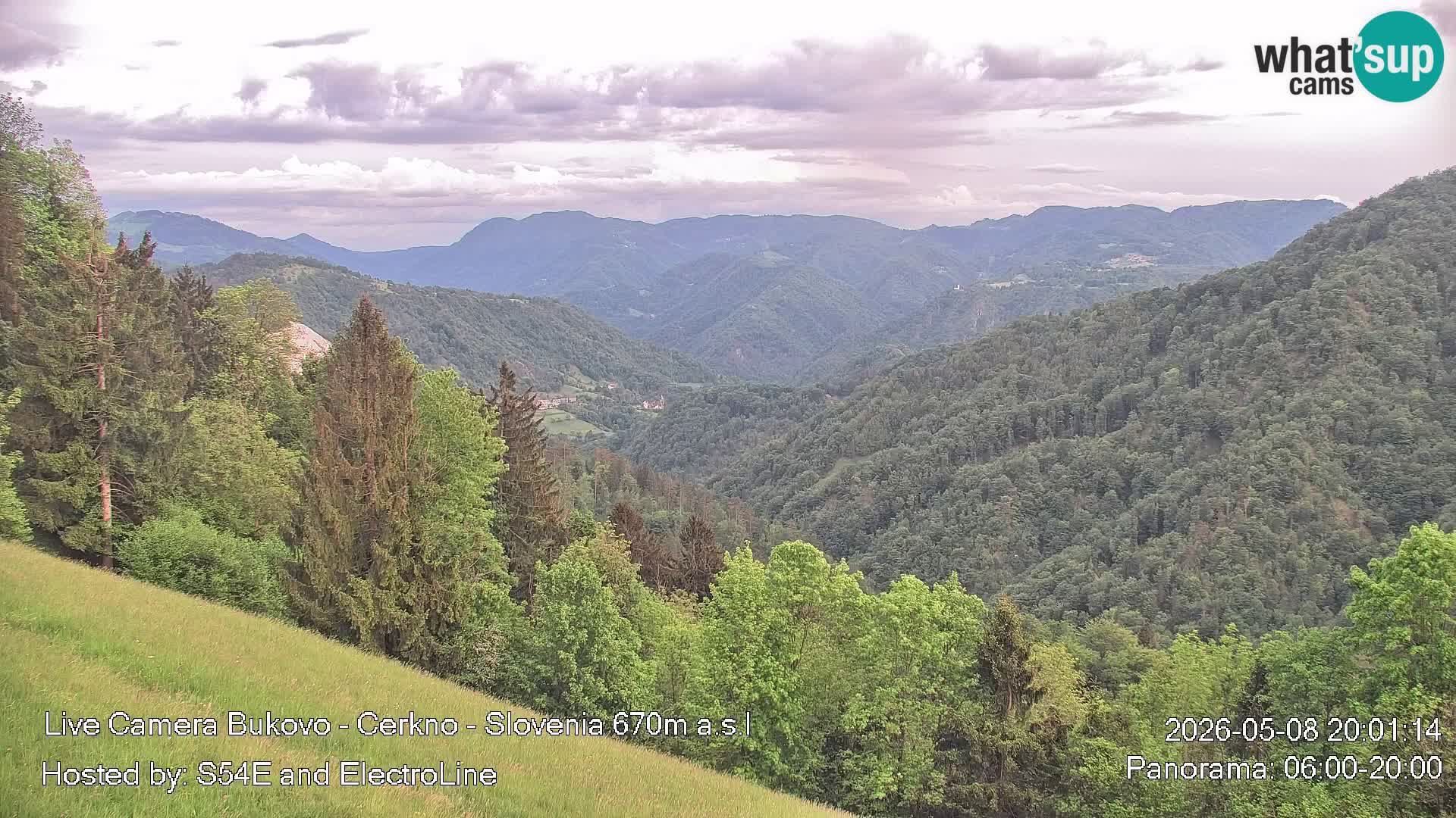 Webcam Bukovo – Baška grapa | Cerkno | Slovénie