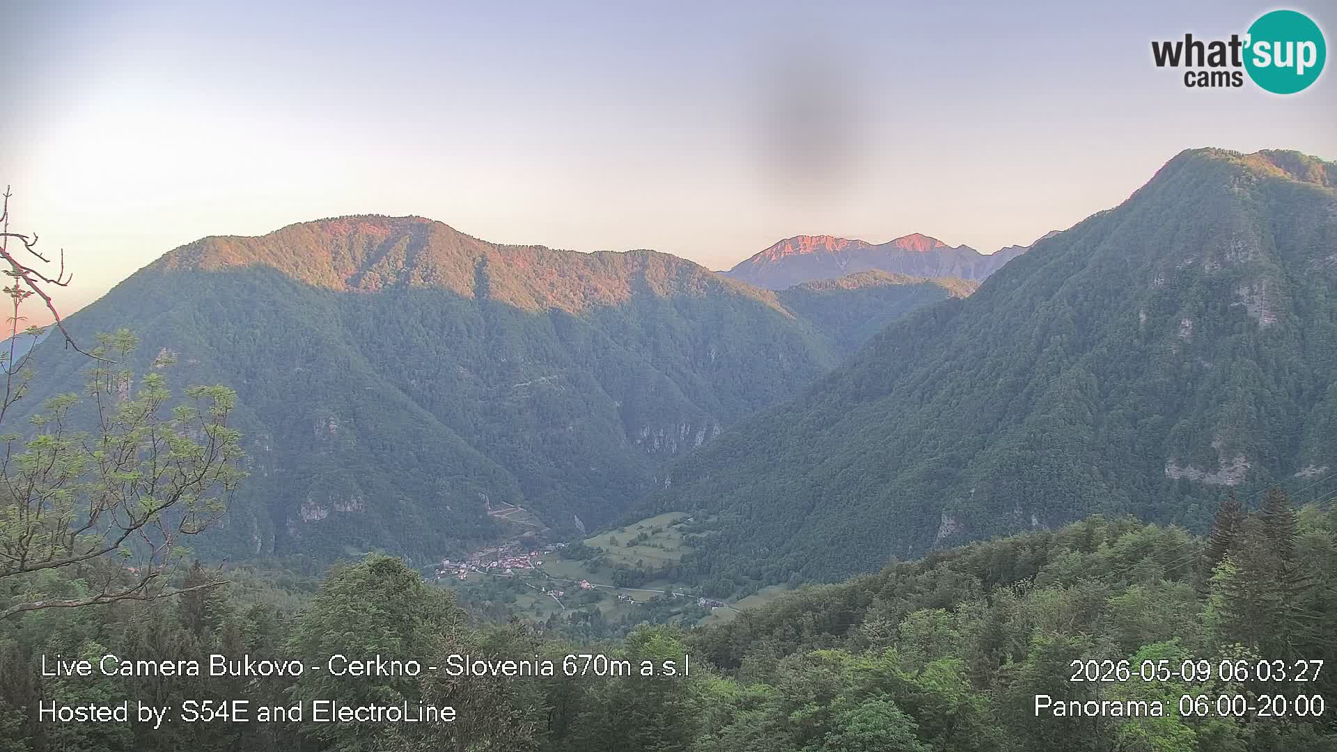 Webcam en vivo Bukovo – Baška grapa | Cerkno | Eslovenia