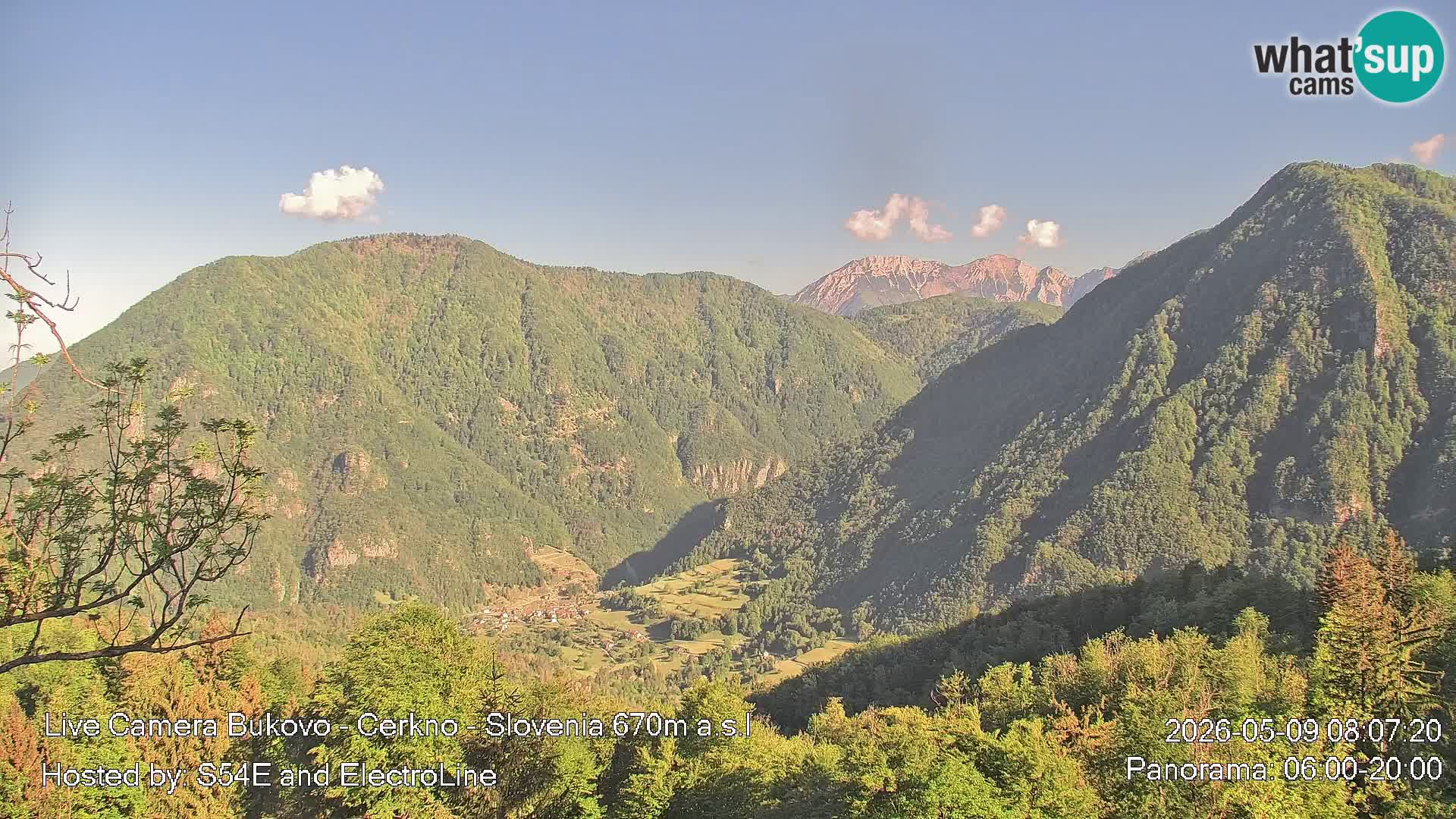 Bukovo Webcam – Baška grapa | Cerkno | Slowenien