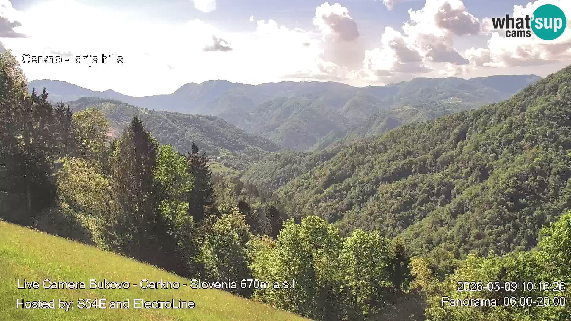 Webcam Bukovo – Baška grapa | Cerkno | Slovénie